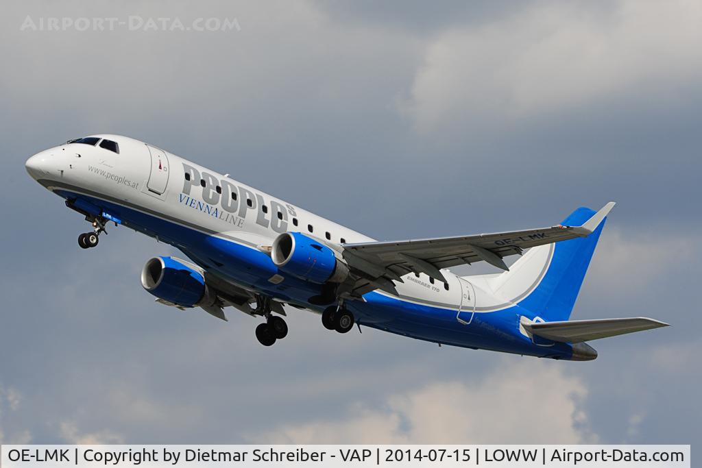 OE-LMK, 2006 Embraer 170LR (ERJ-170-100LR) C/N 17000150, Peoples Vienna Line Embraer 170