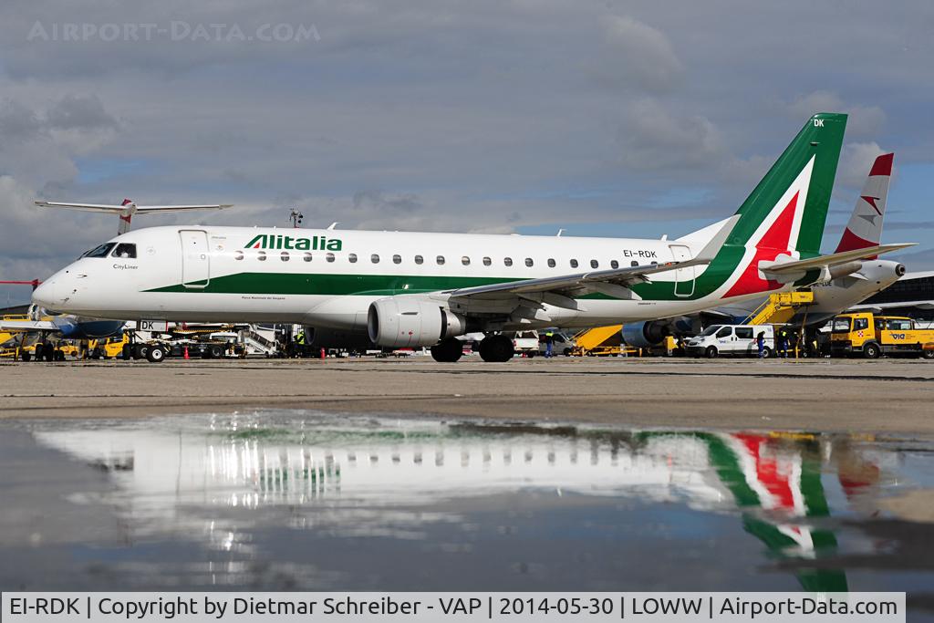EI-RDK, 2012 Embraer 175STD (ERJ-170-200STD) C/N 17000343, Alitalia Embraer 170