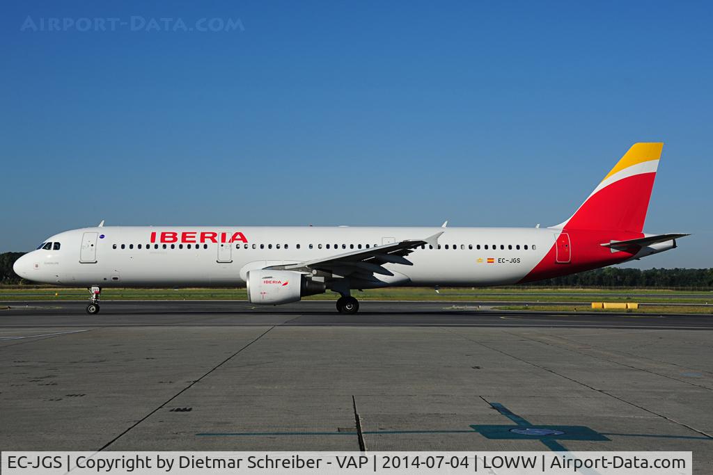 EC-JGS, 2005 Airbus A321-211 C/N 2472, Iberia Airbus 321