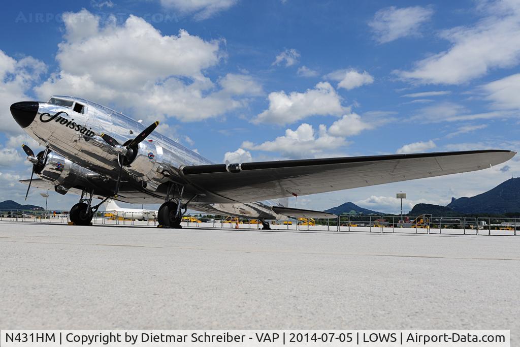 N431HM, 1943 Douglas DC-3C-S1C3G (C-47A) C/N 9995, Douglas DC3