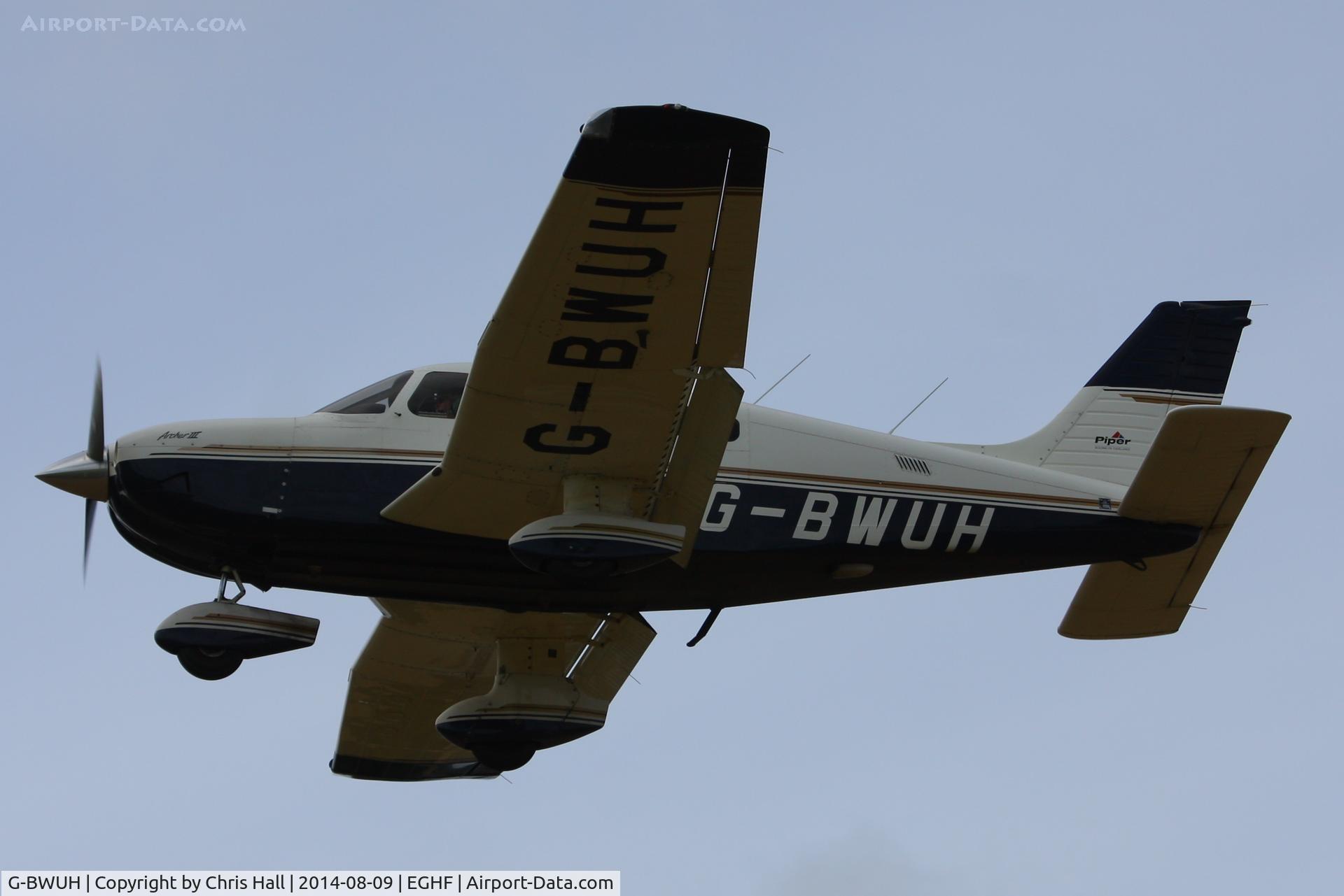 G-BWUH, 1996 Piper PA-28-181 Cherokee Archer III C/N 2843048, at Lee on Solent