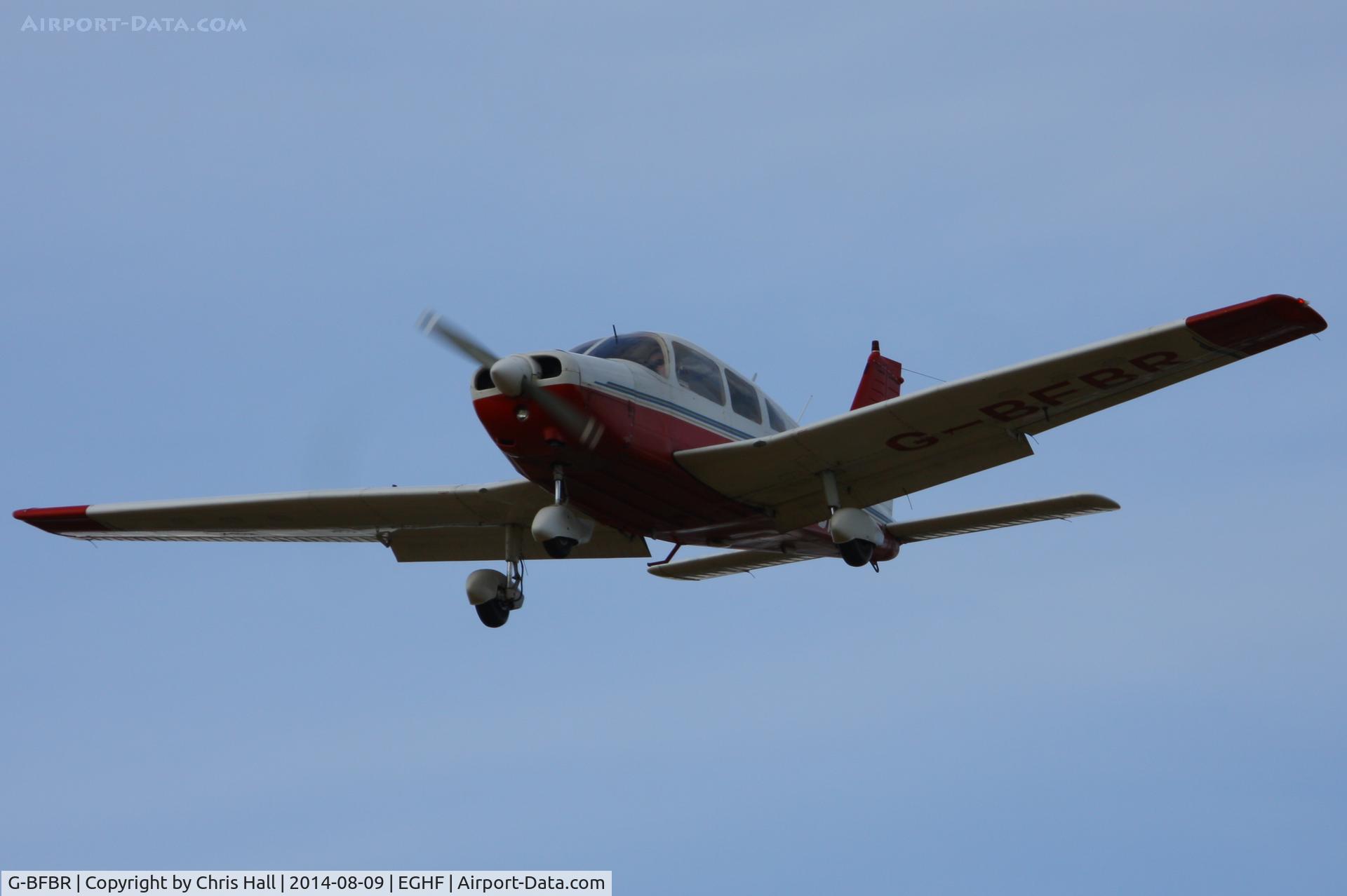 G-BFBR, 1977 Piper PA-28-161 Cherokee Warrior II C/N 28-7716277, at Lee on Solent