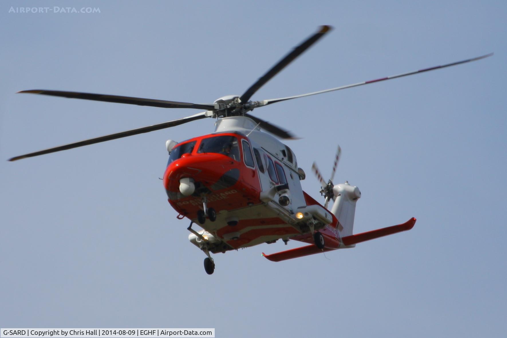 G-SARD, 2007 AgustaWestland AW-139 C/N 31208, at Lee on Solent