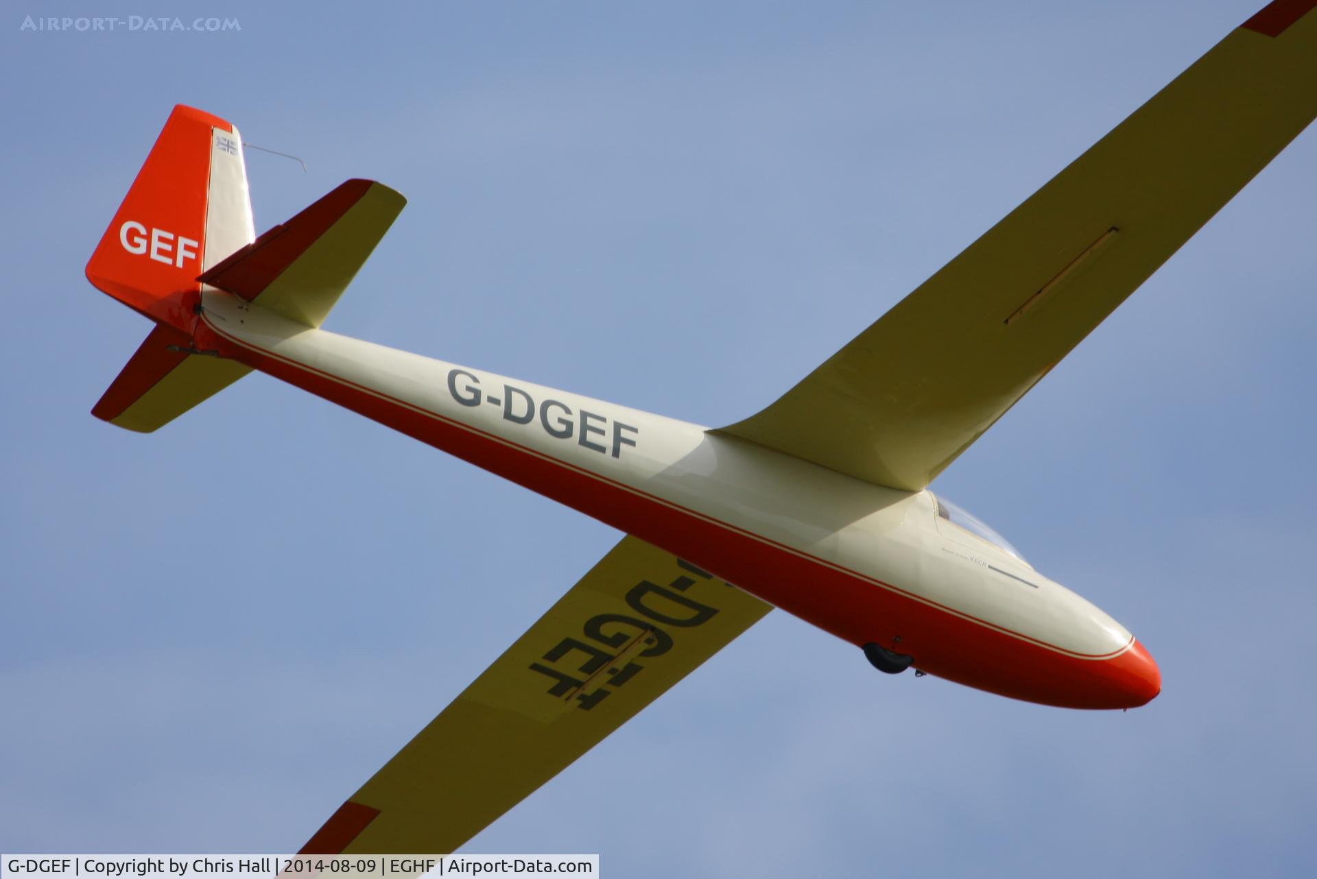 G-DGEF, 1965 Schleicher Ka-6CR Rhonsegler C/N 6459, at Lee on Solent