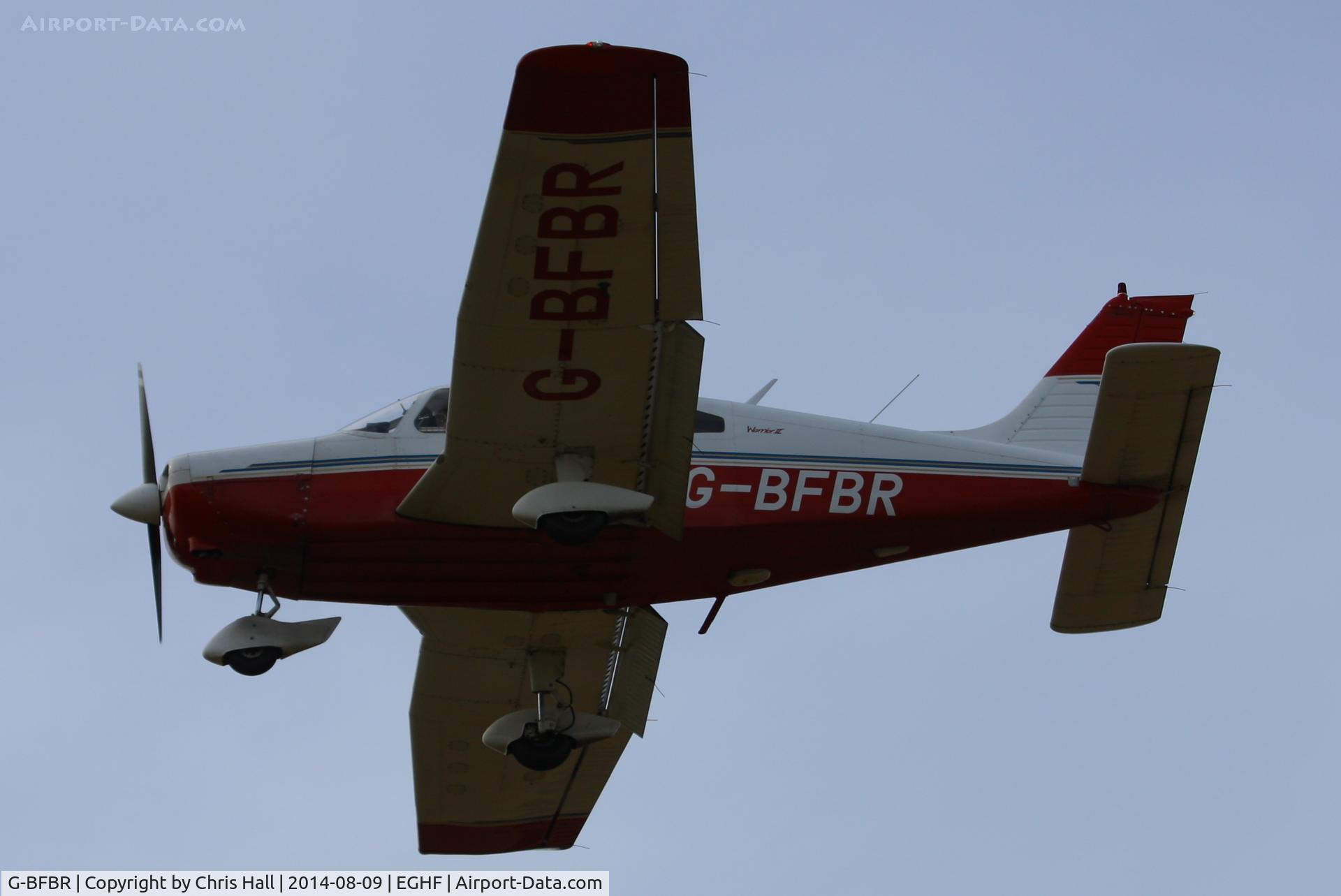 G-BFBR, 1977 Piper PA-28-161 Cherokee Warrior II C/N 28-7716277, at Lee on Solent