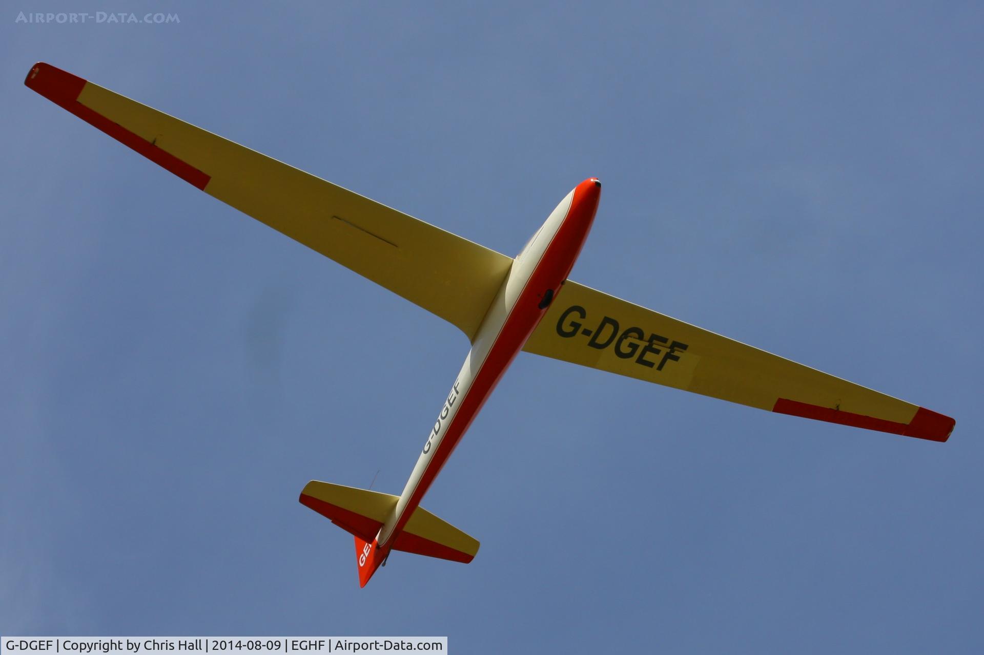 G-DGEF, 1965 Schleicher Ka-6CR Rhonsegler C/N 6459, at Lee on Solent
