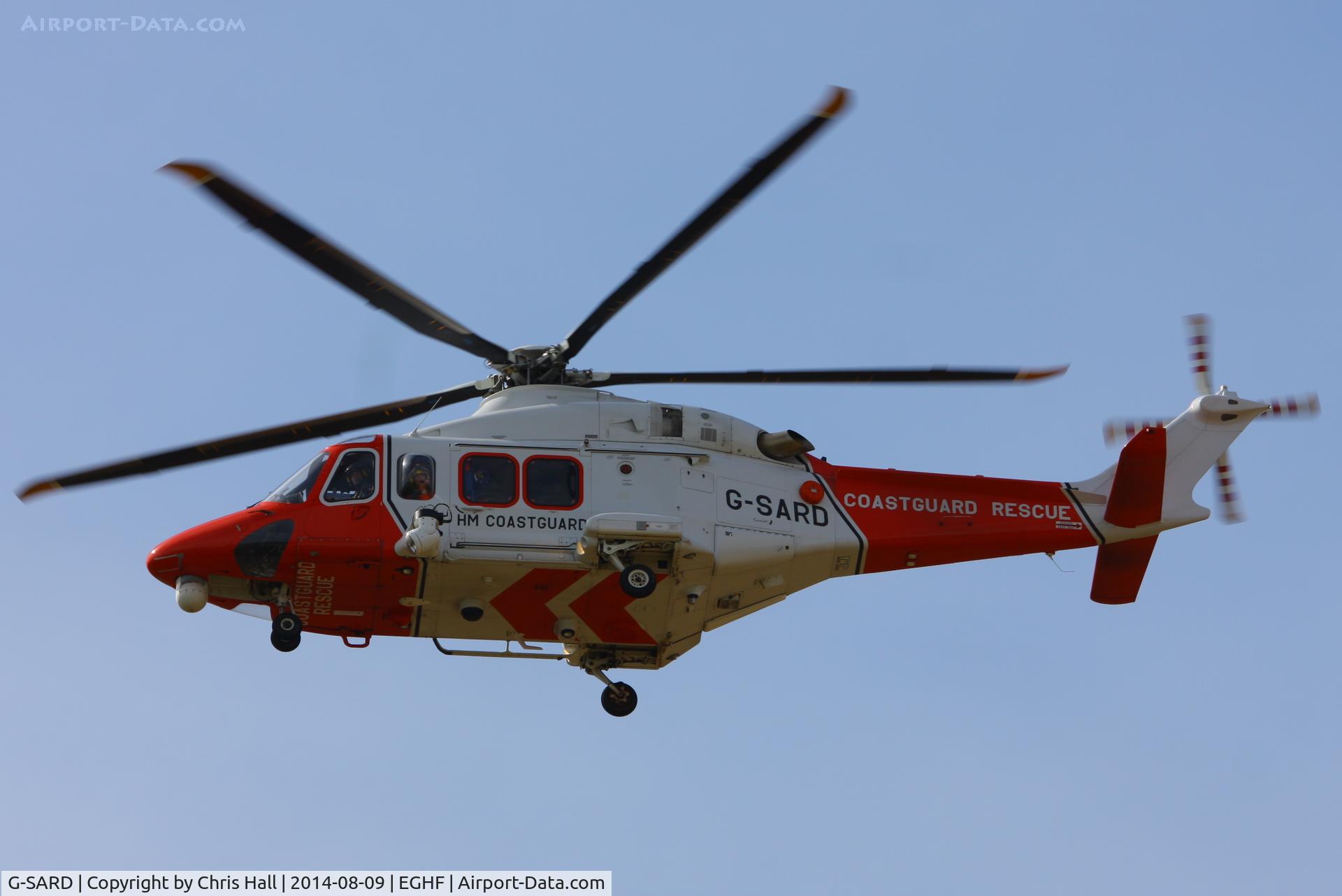 G-SARD, 2007 AgustaWestland AW-139 C/N 31208, at Lee on Solent