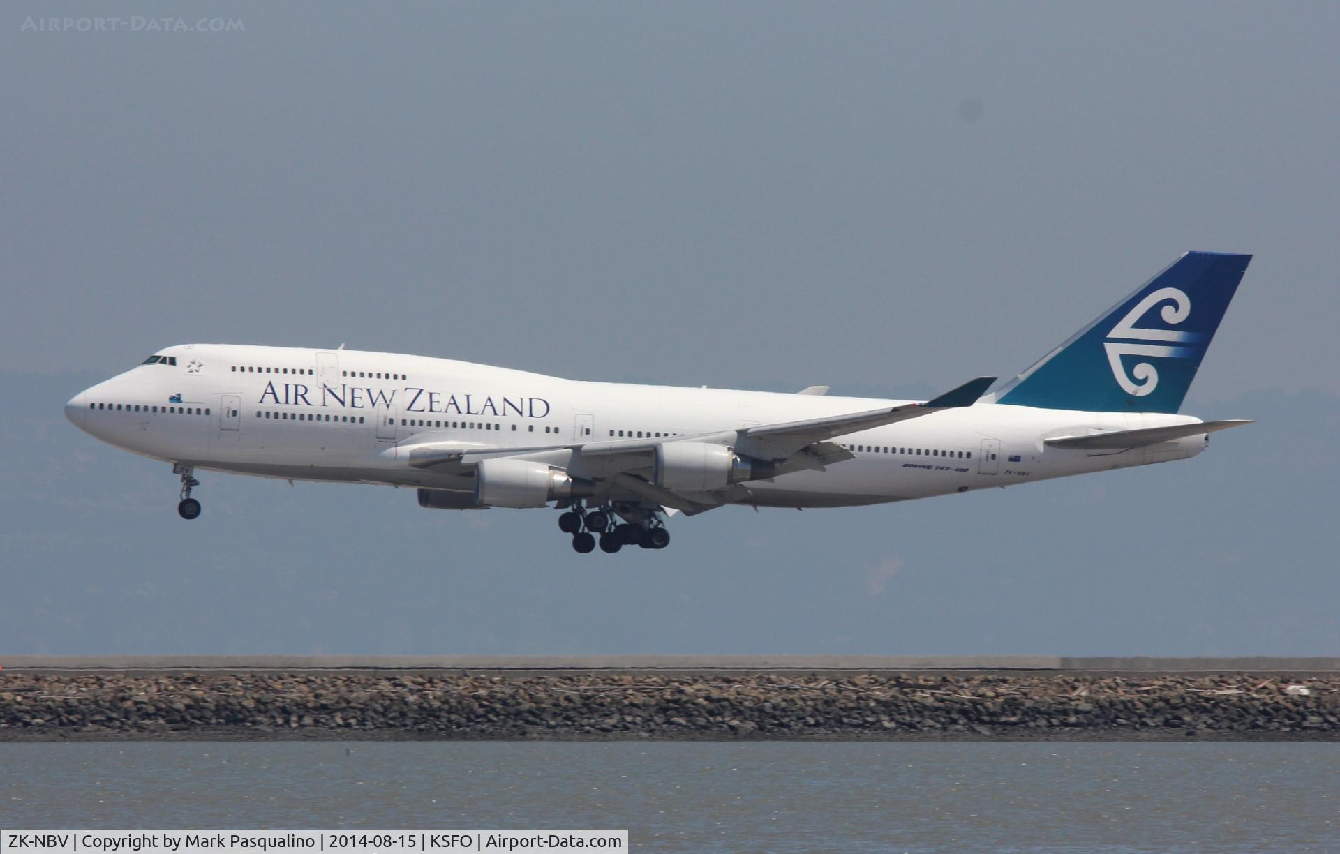 ZK-NBV, 1998 Boeing 747-419 C/N 26910, Boeing 747-400
