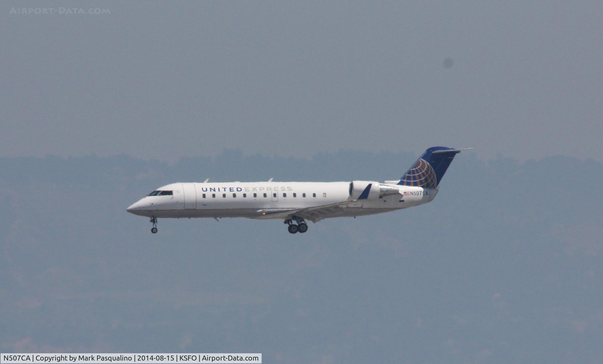 N507CA, 2003 Bombardier CRJ-200ER (CL-600-2B19) C/N 7796, CL-600-2B19