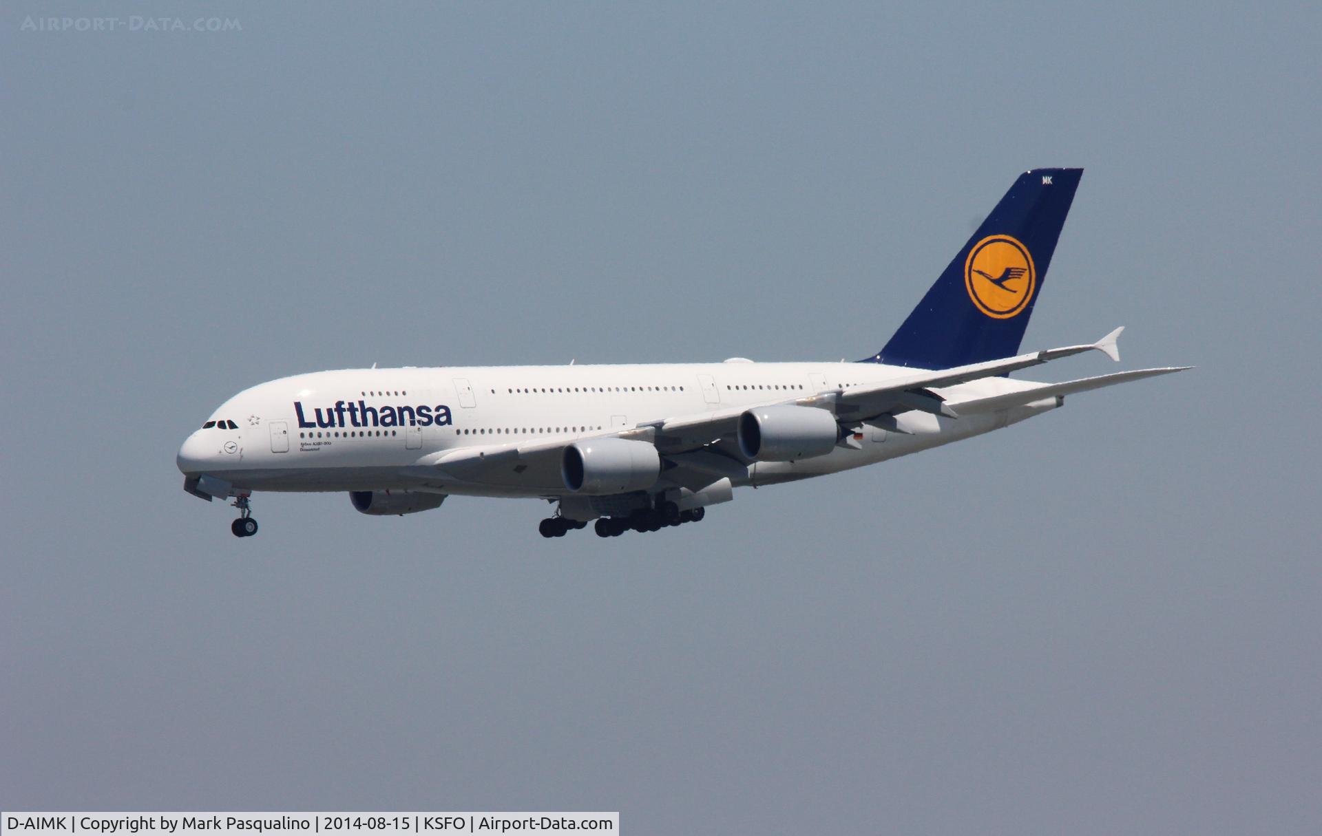 D-AIMK, 2013 Airbus A380-841 C/N 118, Airbus A380-800