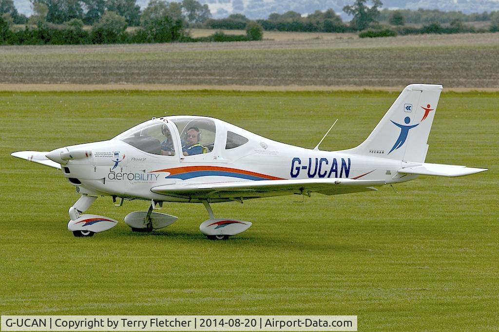 G-UCAN, 2014 Tecnam P-2002JF Sierra C/N 229, Visitor to the 2014 Midland Spirit Fly-In at Bidford Gliding Centre