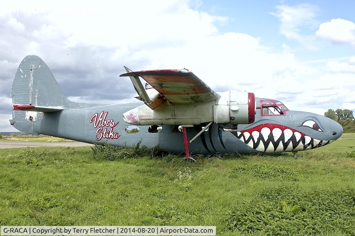 G-RACA, 1952 Percival P-57 Sea Prince T1 C/N P57/49, Derelict at Long Marston