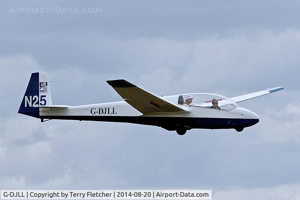 G-DJLL, 1969 Schleicher ASK-13 C/N 13144, Visitor to the 2014 Midland Spirit Fly-In at Bidford Gliding Centre