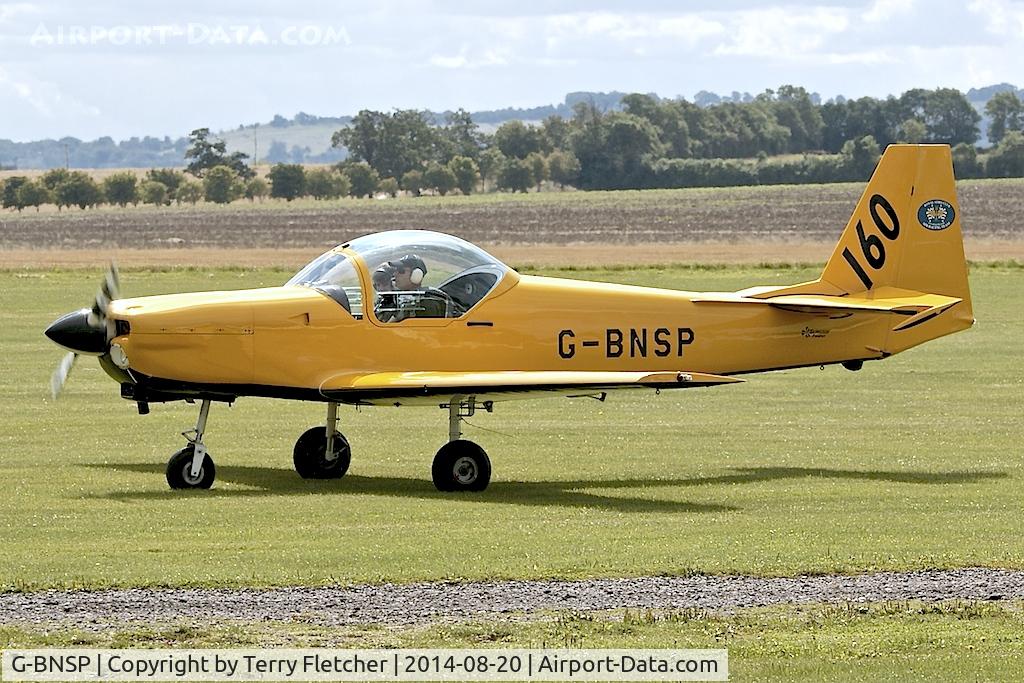 G-BNSP, 1987 Slingsby T-67M Firefly Mk2 C/N 2044, Visitor to the 2014 Midland Spirit Fly-In at Bidford Gliding Centre