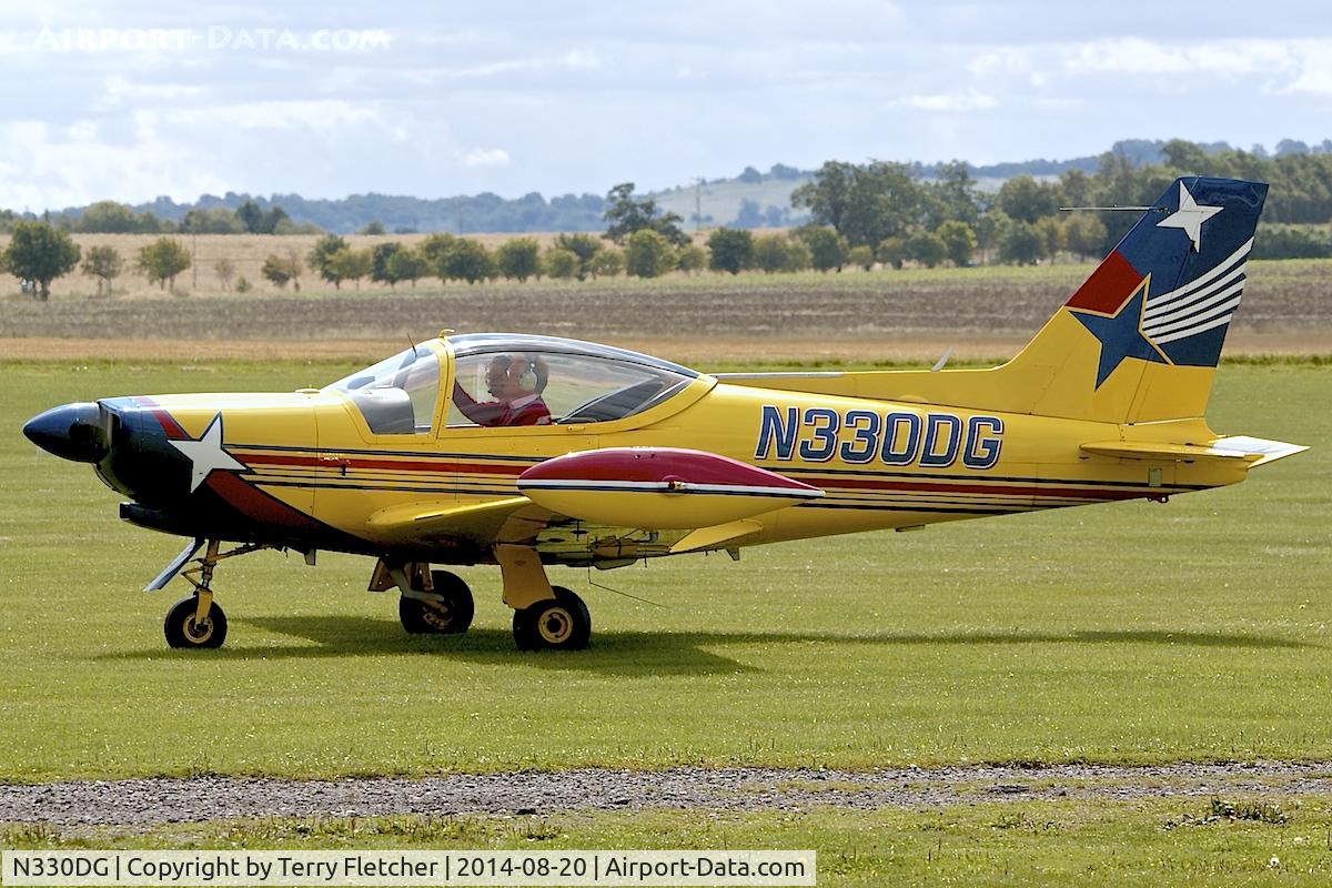 N330DG, 1991 SIAI-Marchetti SF-260D C/N 766, Visitor to the 2014 Midland Spirit Fly-In at Bidford Gliding Centre