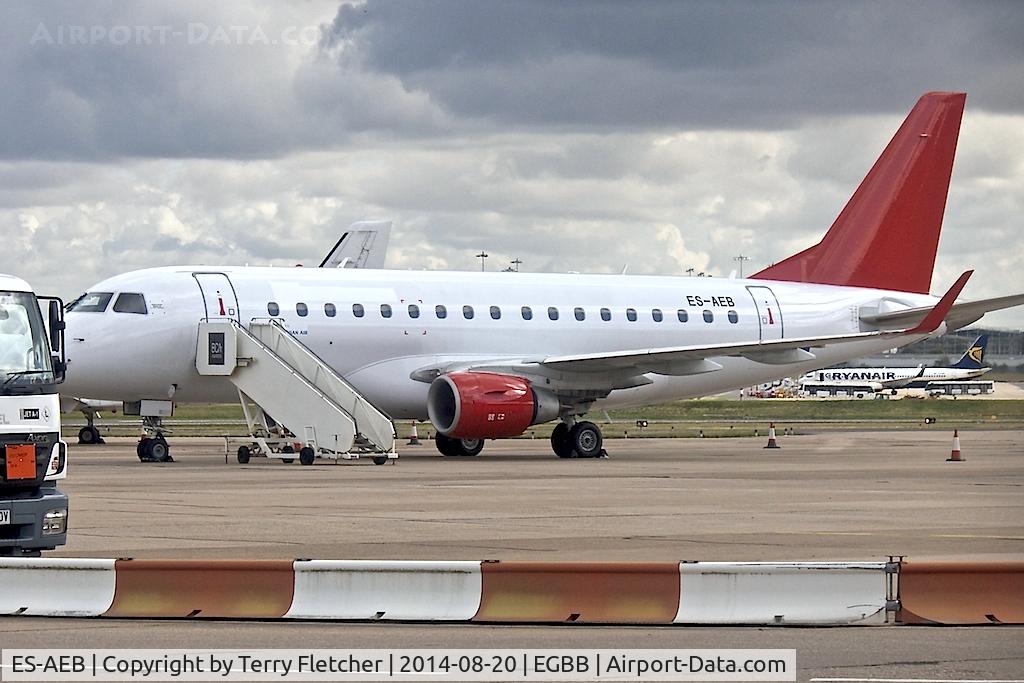 ES-AEB, 2005 Embraer 170LR (ERJ-170-100LR) C/N 17000106, On Elmdon ramp at Birmingham
