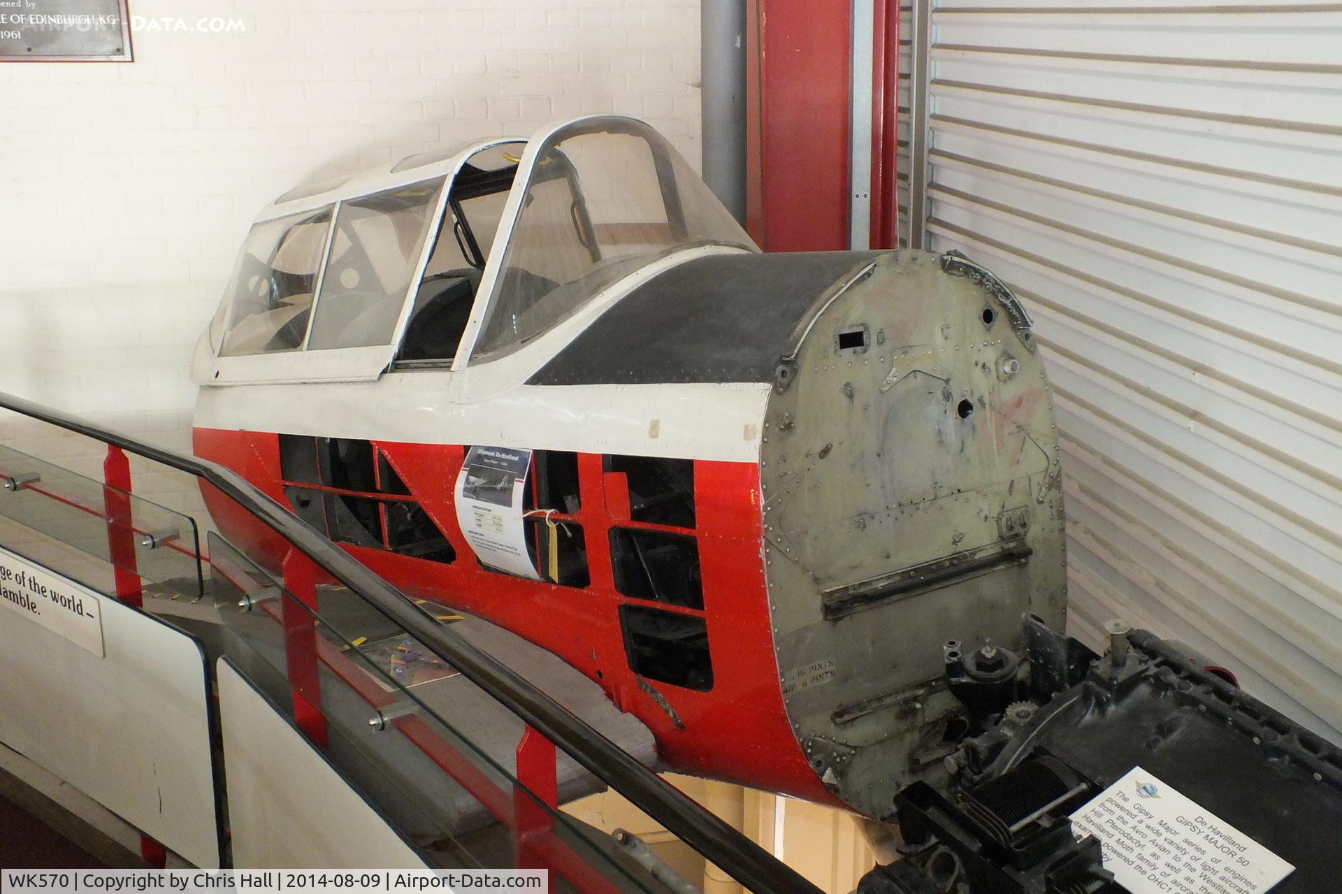 WK570, 1952 De Havilland DHC-1 Chipmunk T.10 C/N C1/0590, Solent Sky Museum