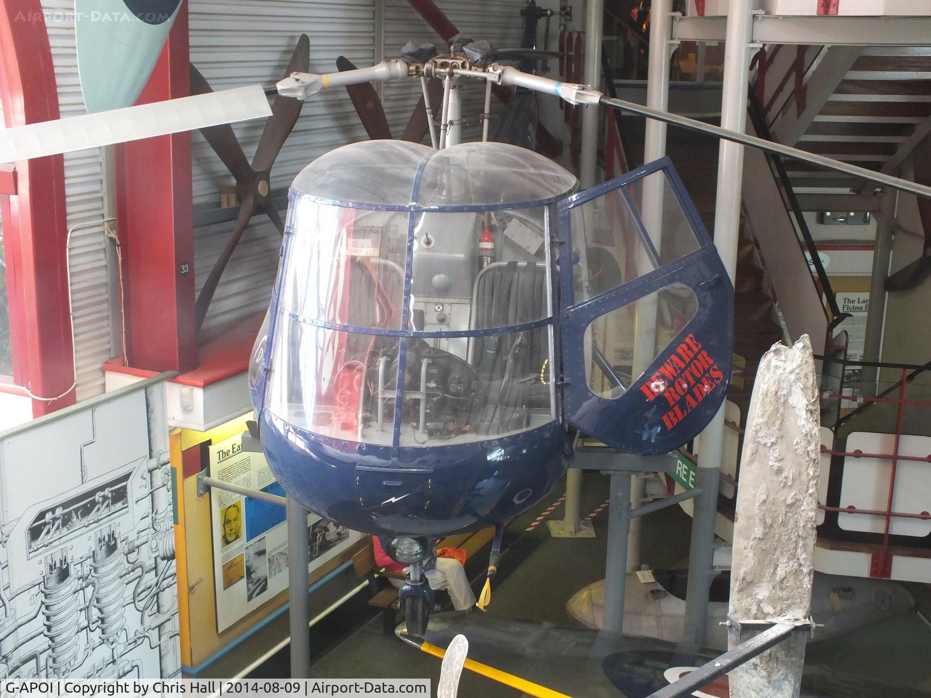 G-APOI, 1957 Saunders-Roe Skeeter 8 C/N S2/5081, Solent Sky Museum