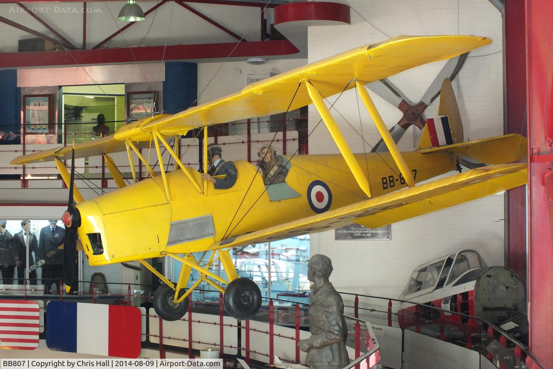 BB807, 1935 De Havilland DH-82A Tiger Moth II C/N 3455, Solent Sky Museum