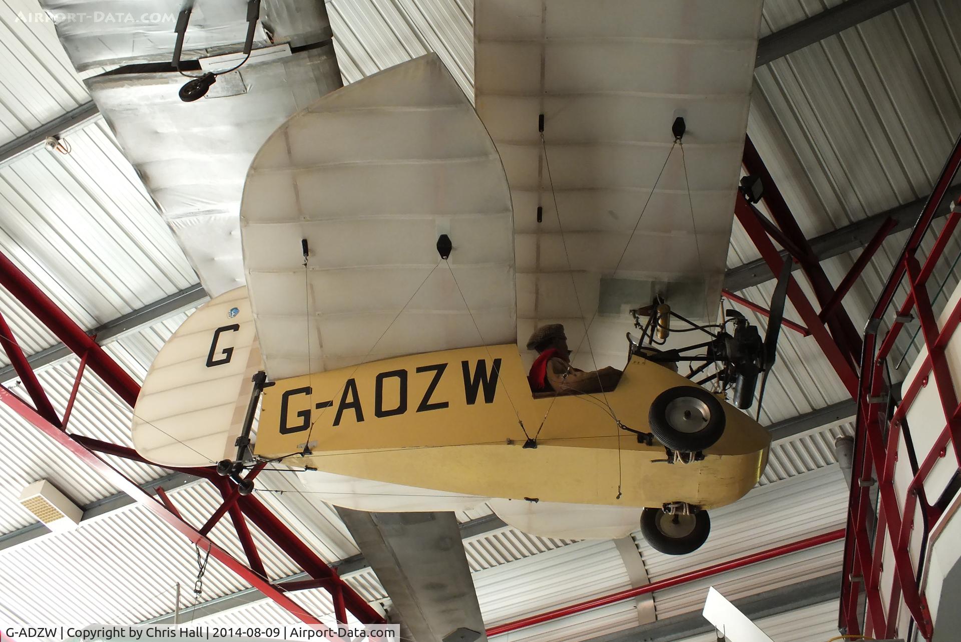 G-ADZW, Mignet HM.14 Pou-du-Ciel C/N Not found G-ADZW, Solent Sky Museum