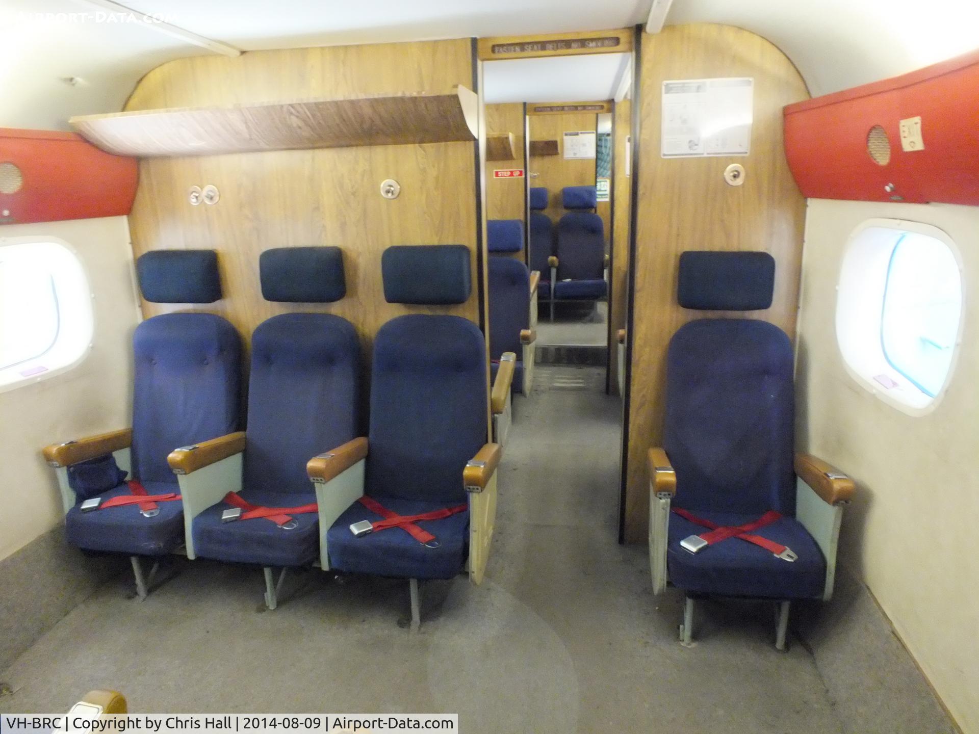 VH-BRC, 1943 Short S.25 Sandringham 4 C/N SH.55C, inside the Short Sandringham at the Solent Sky Museum