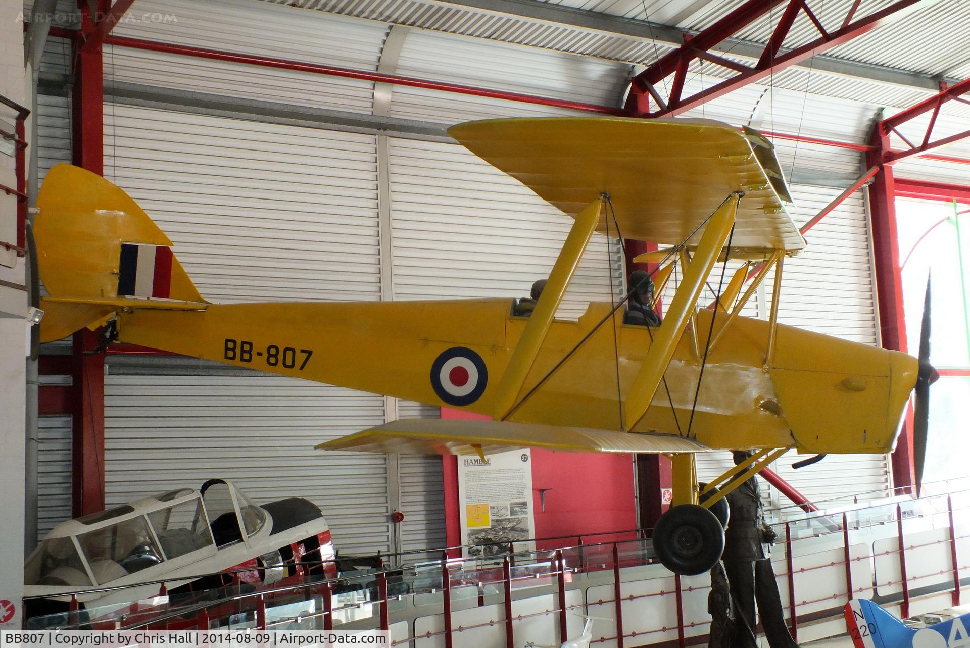 BB807, 1935 De Havilland DH-82A Tiger Moth II C/N 3455, Solent Sky Museum