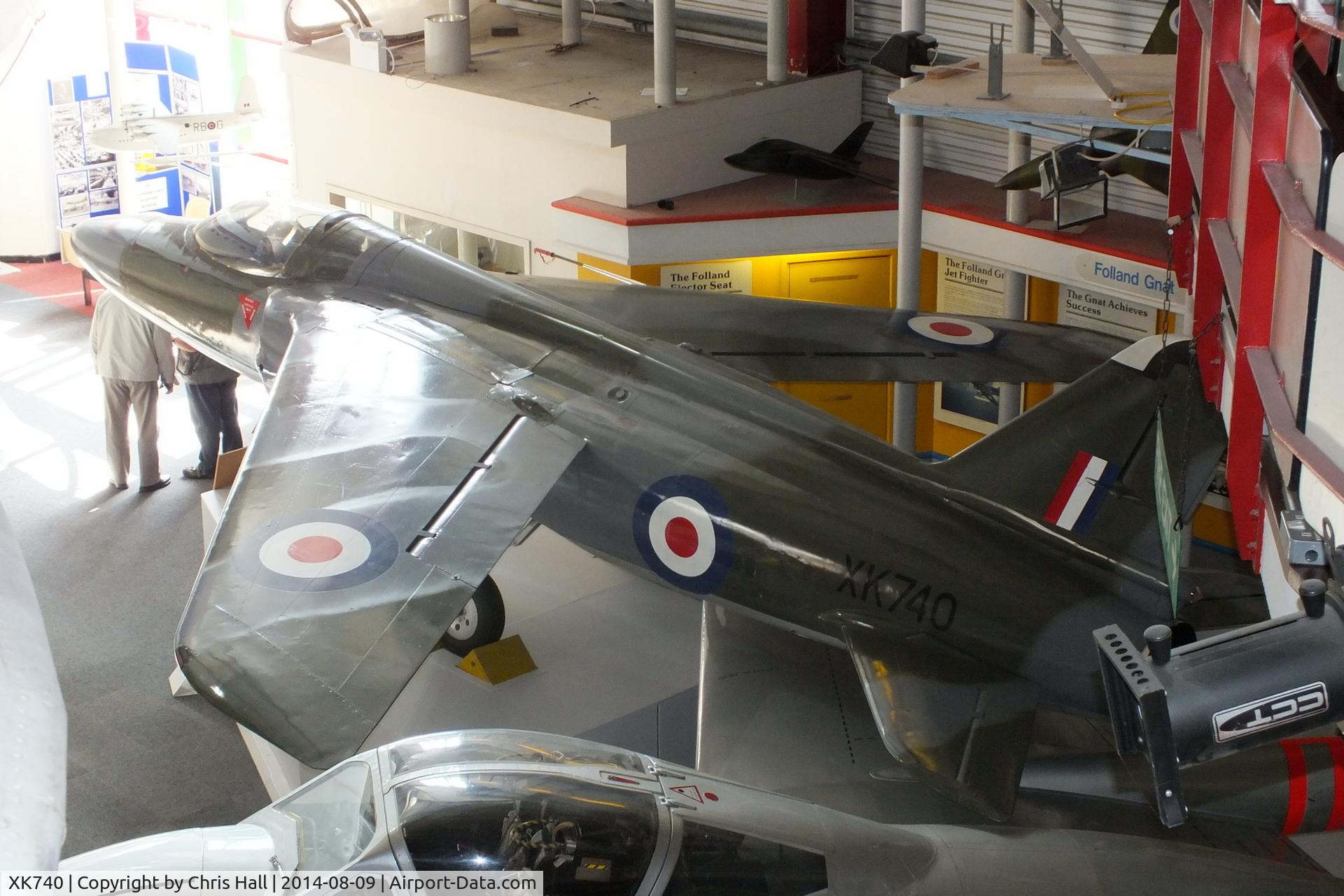 XK740, 1957 Folland Gnat F.1 (Fo-141) C/N FL4, Solent Sky Museum