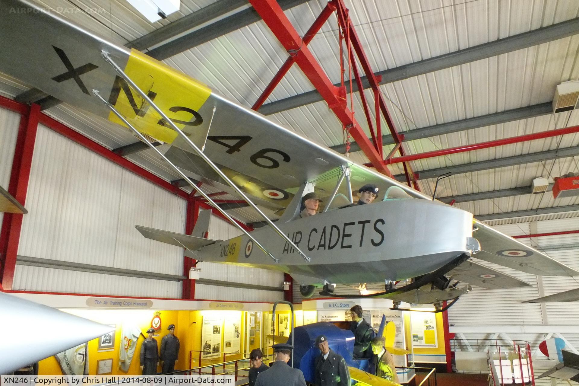XN246, Slingsby T-31B Cadet TX.3 C/N 1185, Solent Sky Museum