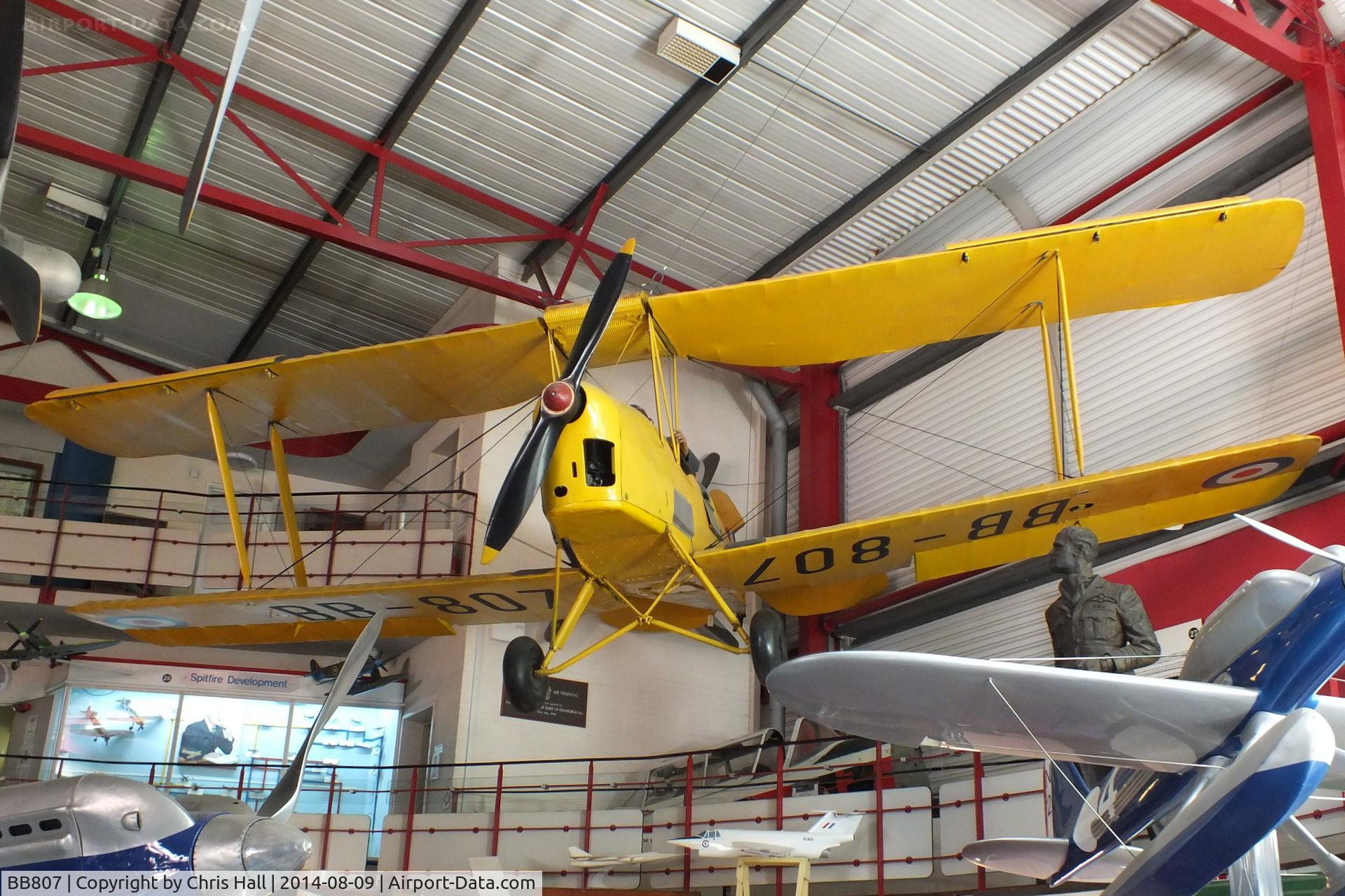 BB807, 1935 De Havilland DH-82A Tiger Moth II C/N 3455, Solent Sky Museum