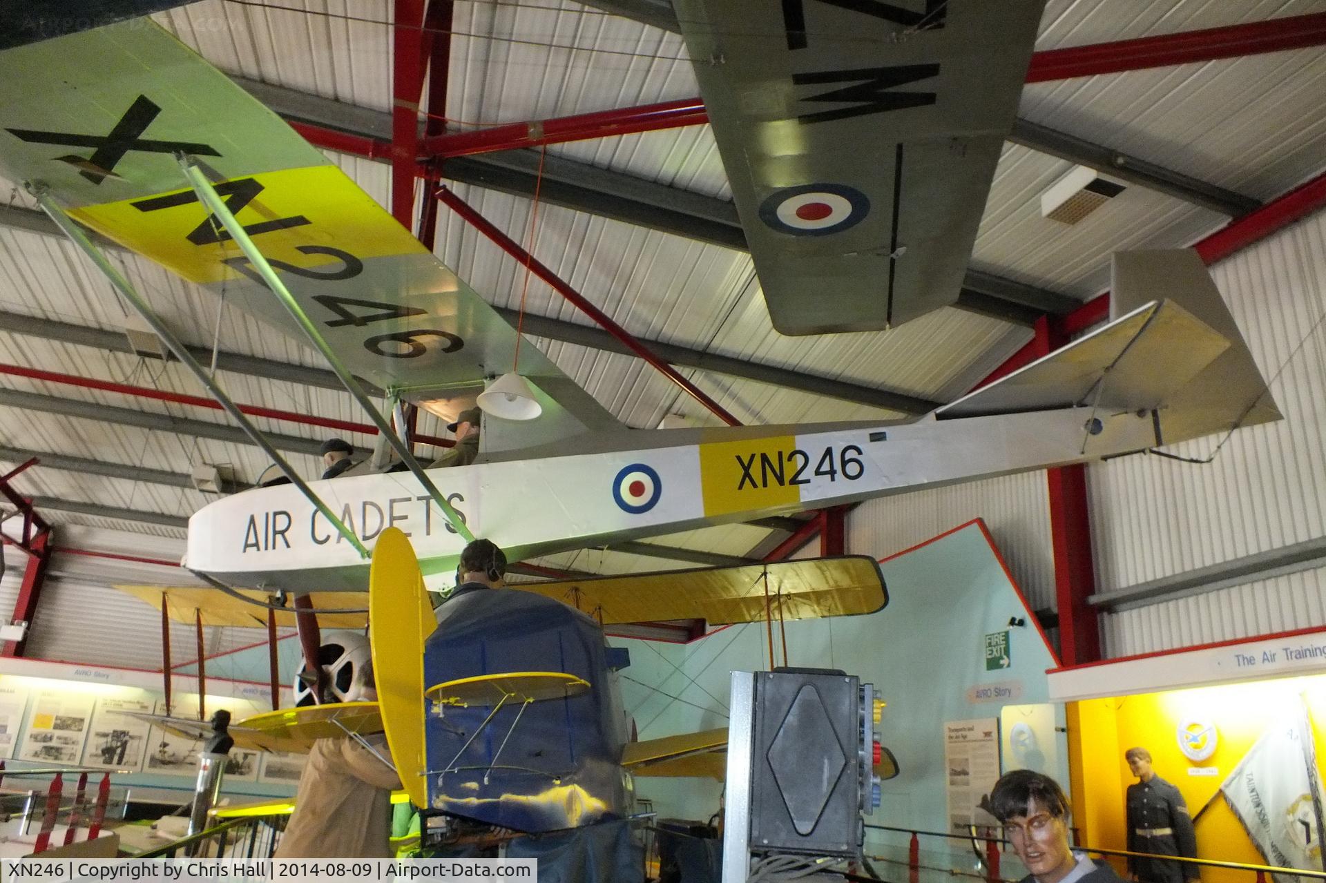 XN246, Slingsby T-31B Cadet TX.3 C/N 1185, Solent Sky Museum