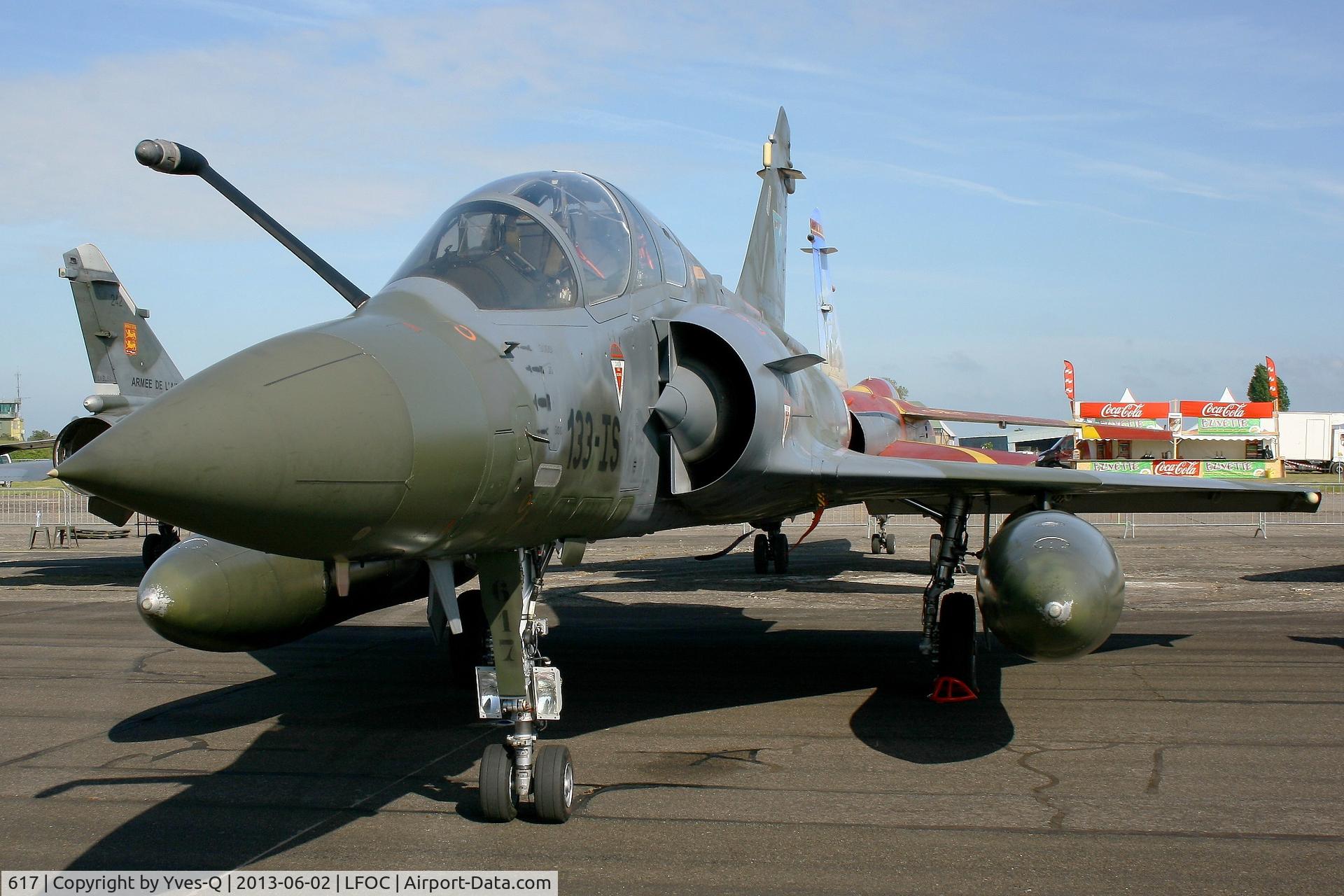 617, Dassault Mirage 2000D C/N 415, Dassault Mirage 2000D, Static display, Châteaudun Air Base 279 (LFOC) Open day 2013