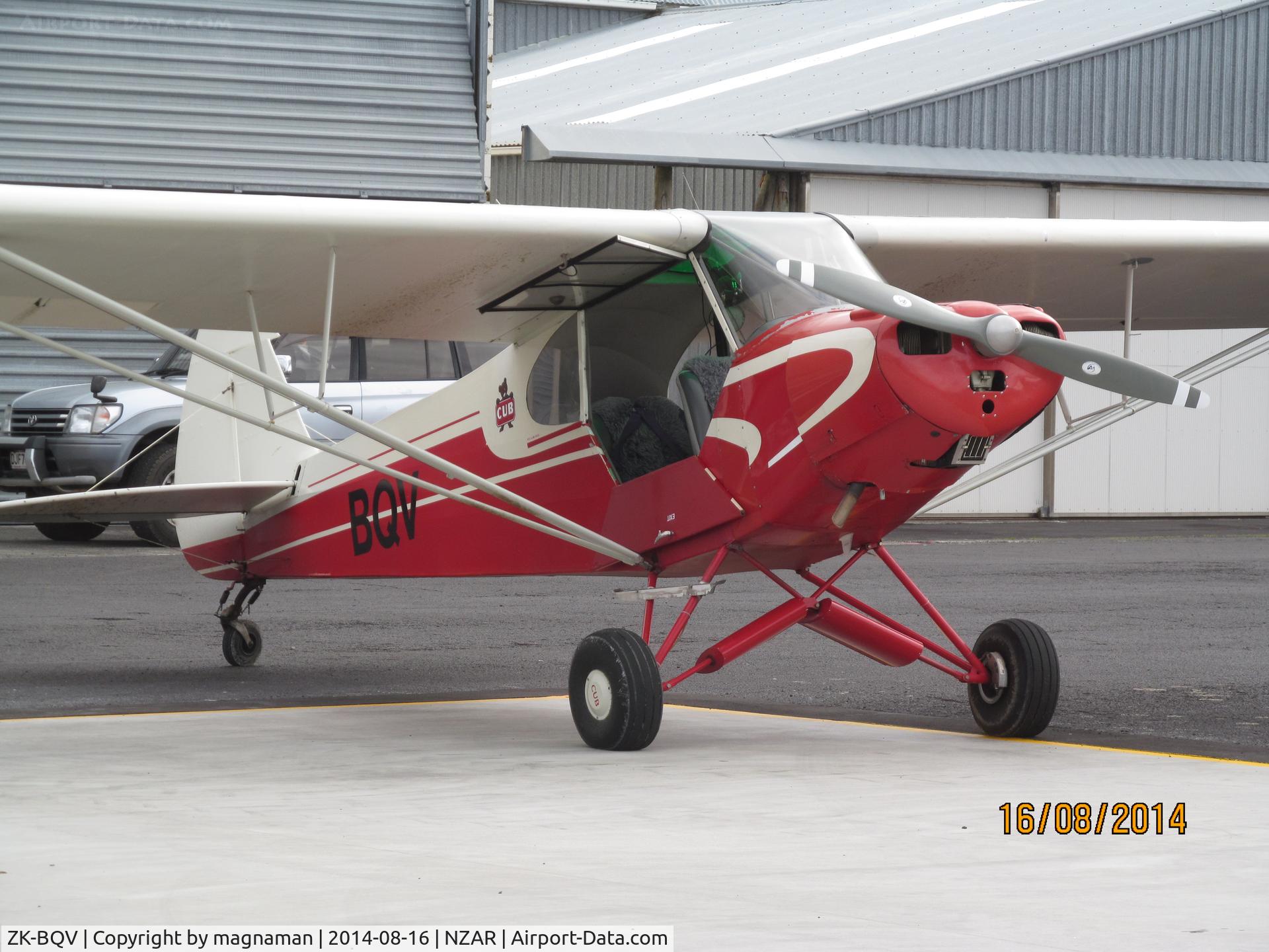 ZK-BQV, Piper PA-18 C/N 18-5546, refuelling on new ramp