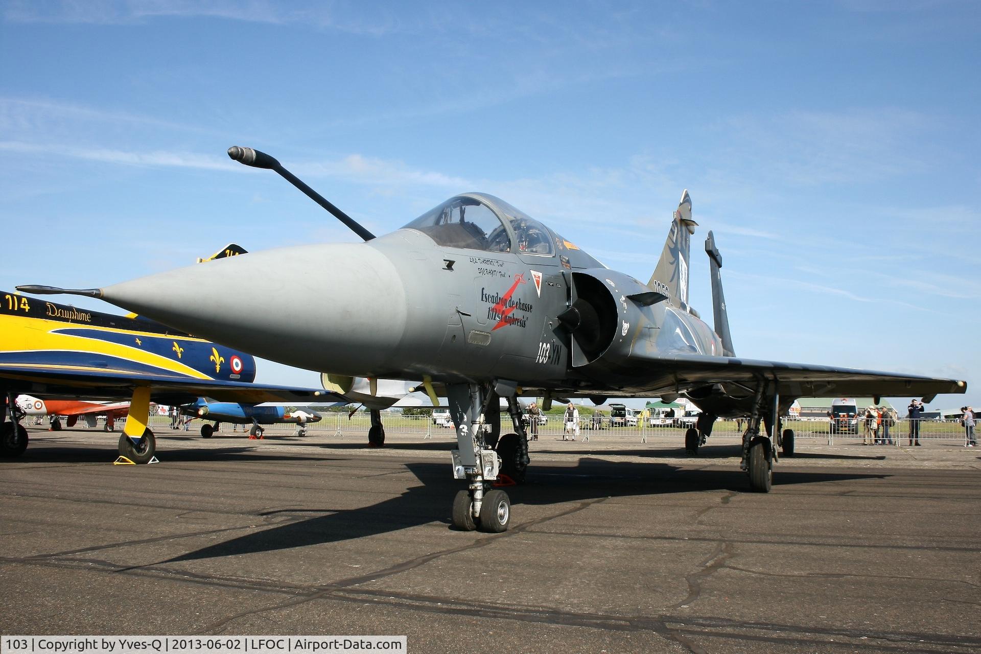 103, Dassault Mirage 2000C C/N 367, Dassault Mirage 2000C, Static display, Châteaudun Air Base 279 (LFOC) Open day 2013