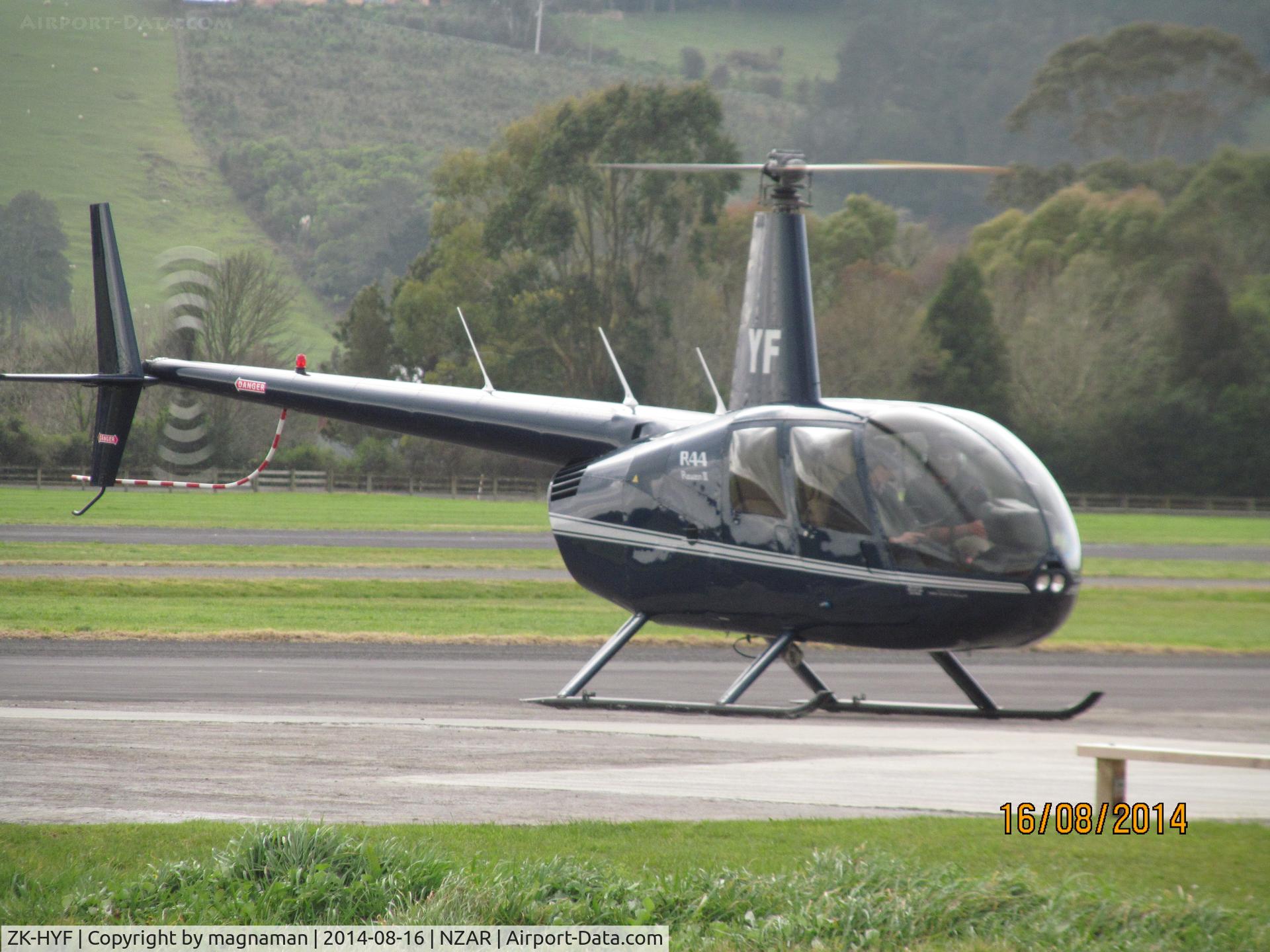ZK-HYF, Robinson R44 II C/N 10223, at heliflite