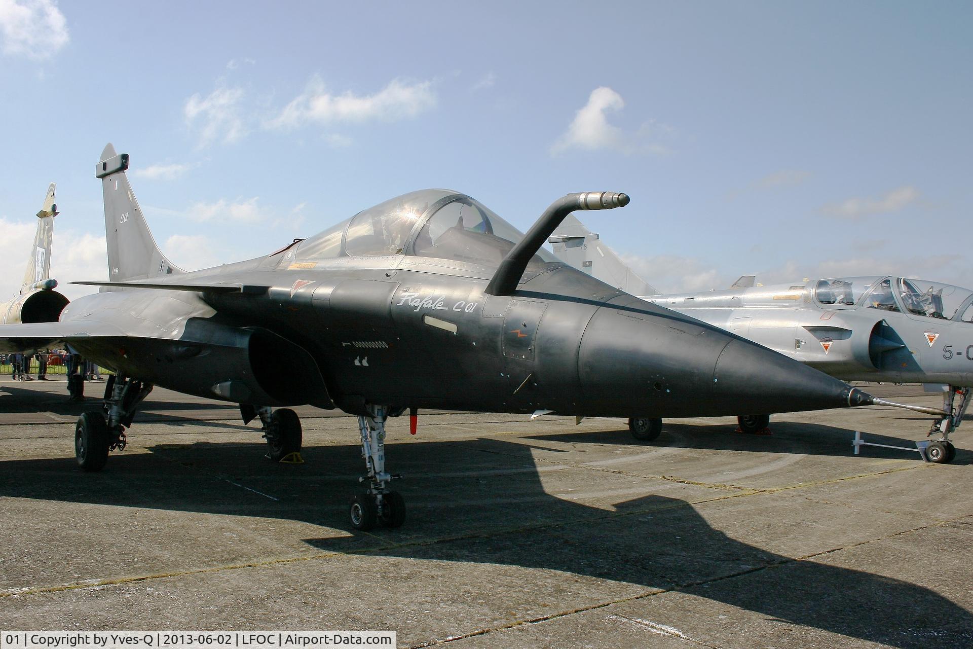 01, 1991 Dassault Rafale C C/N 01, Dassault Rafale C, Static Display, Châteaudun Air Base 279 (LFOC) Open day 2013