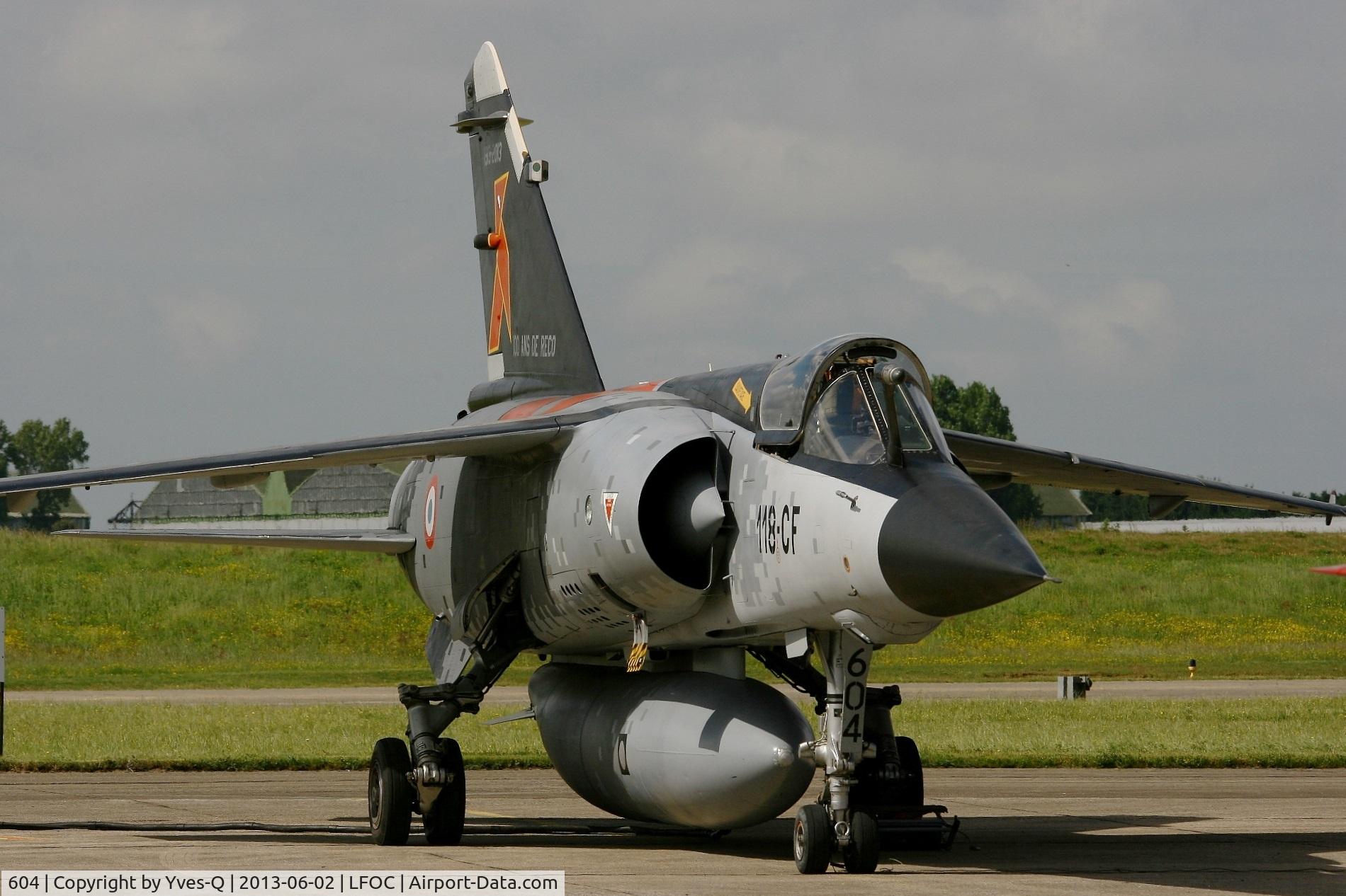 604, Dassault Mirage F.1CR C/N 604, French Air Force Dassault Mirage F1CR, Châteaudun Air Base 279 (LFOC) Open day 2013