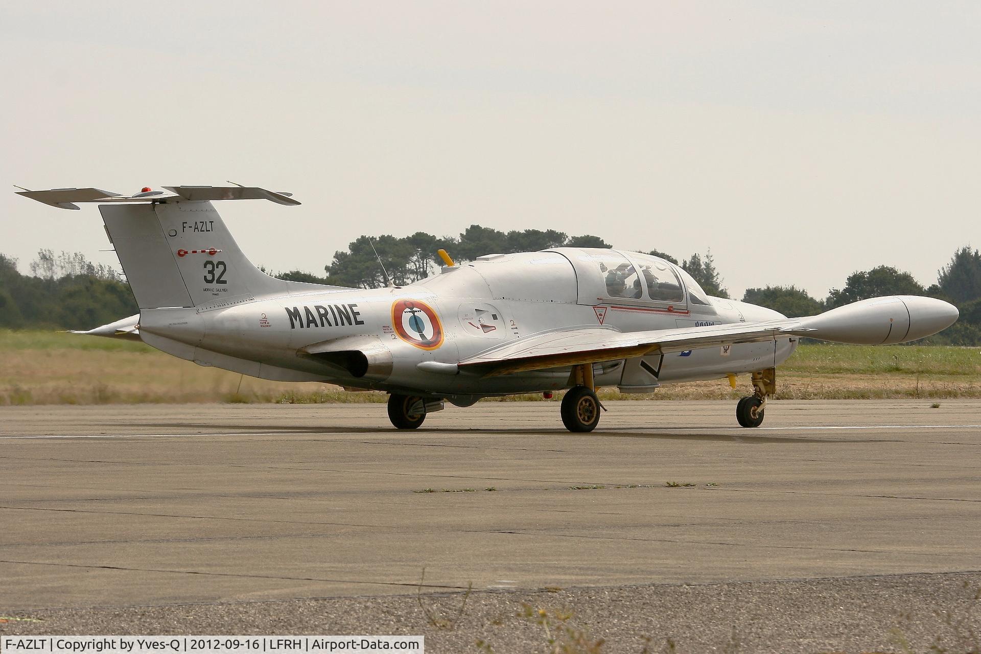 F-AZLT, 1958 Morane-Saulnier MS.760 Paris I C/N 32, Morane-Saulnier MS.760A Paris, Open day 2012, Lann Bihoué Air Base (LFRH-LRT)