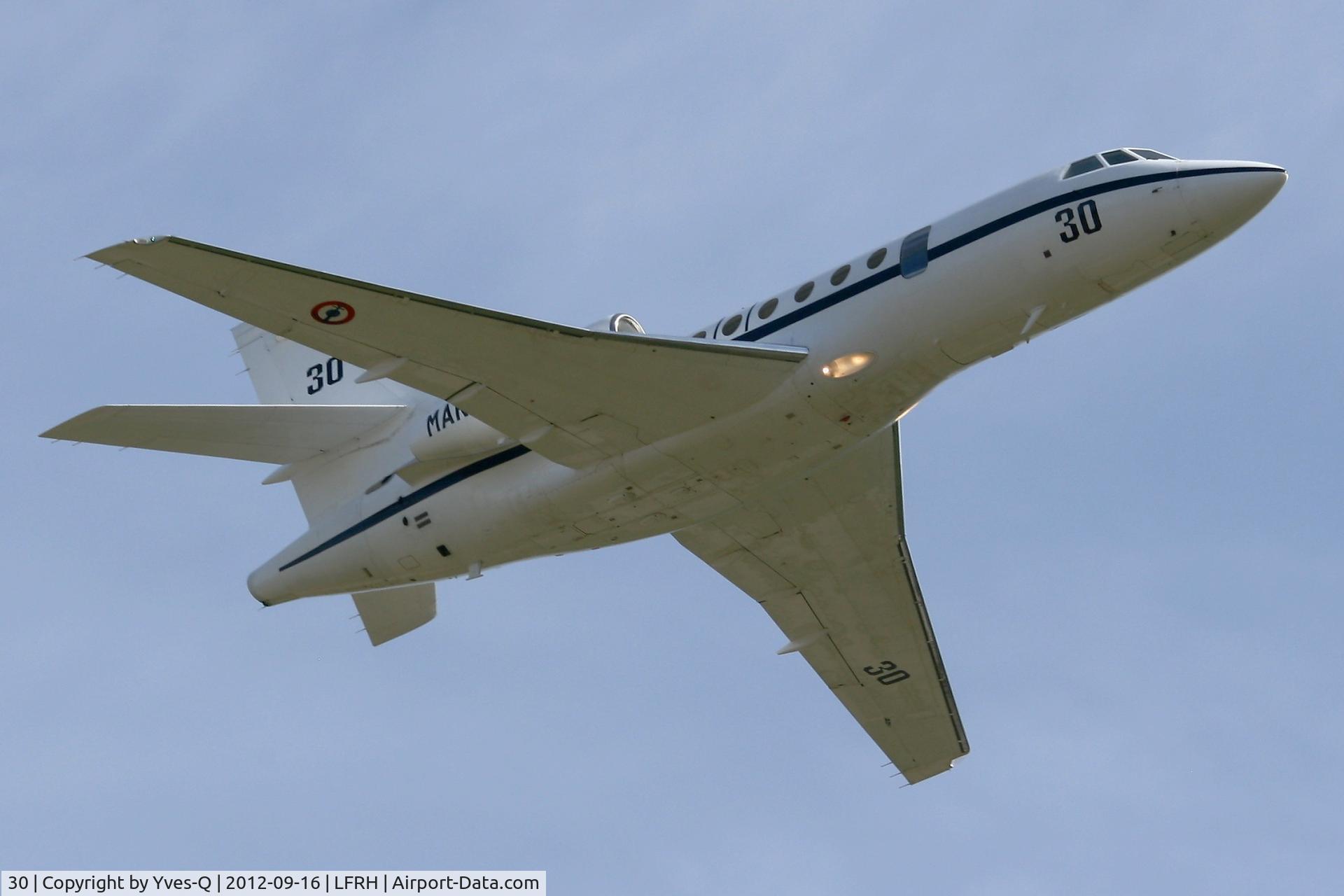30, Dassault Falcon 50 Surmar C/N 30, French Naval Aviation Dassault Falcon 50 SurMar, Solo display,  Lann Bihoué Air Base (LFRH-LRT)