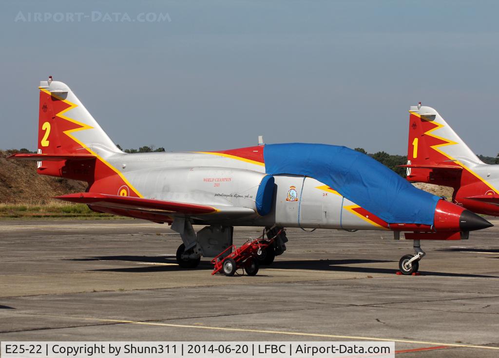 E25-22, CASA C-101EB Aviojet C/N EB01-22-022, Participant of the Cazaux AFB Spotterday 2014