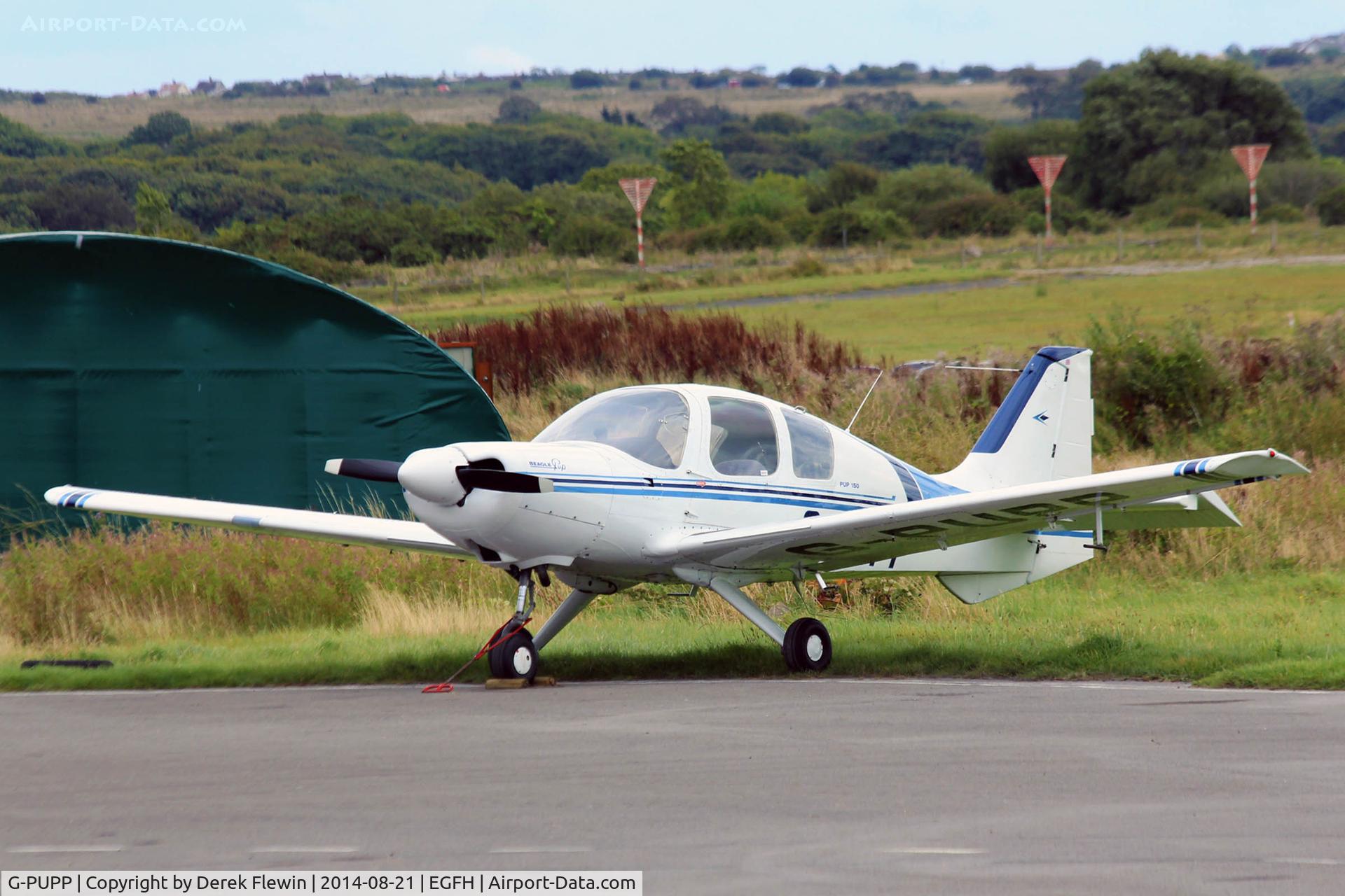 G-PUPP, 1973 Beagle B-121 Pup Series 2 (Pup 150) C/N B121-174, Newly arrived Swansea resident Pup, seen parked up by the hangar.