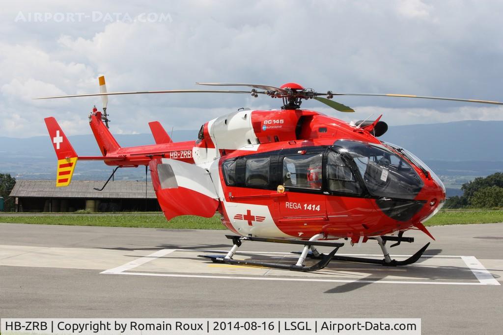 HB-ZRB, 2002 Eurocopter-Kawasaki EC-145 (BK-117C-2) C/N 9028, Parked