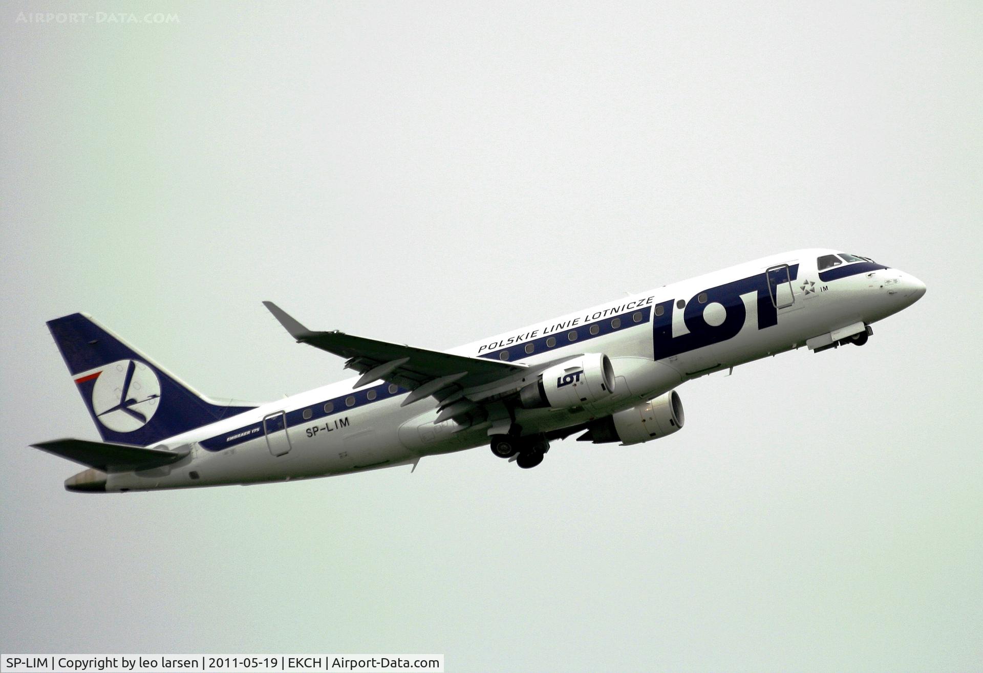 SP-LIM, 2010 Embraer 175LR (ERJ-170-200LR) C/N 17000311, Copenhagen Kastrup 19.5.11