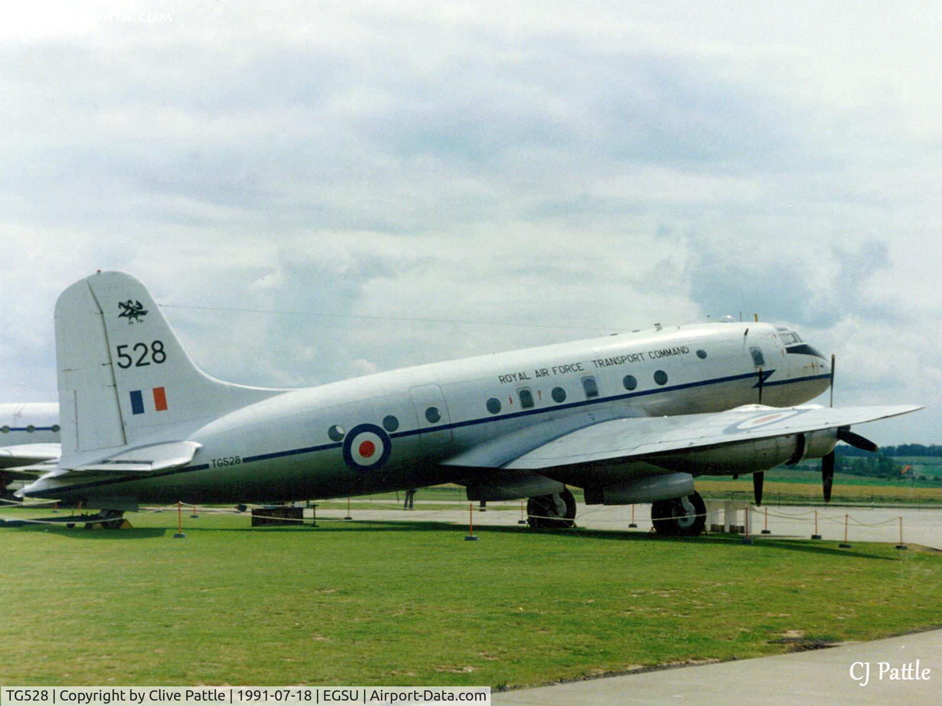 TG528, 1948 Handley Page Hastings C.1A C/N HP67/32, Externally displayed at the IWM Duxford EGSU