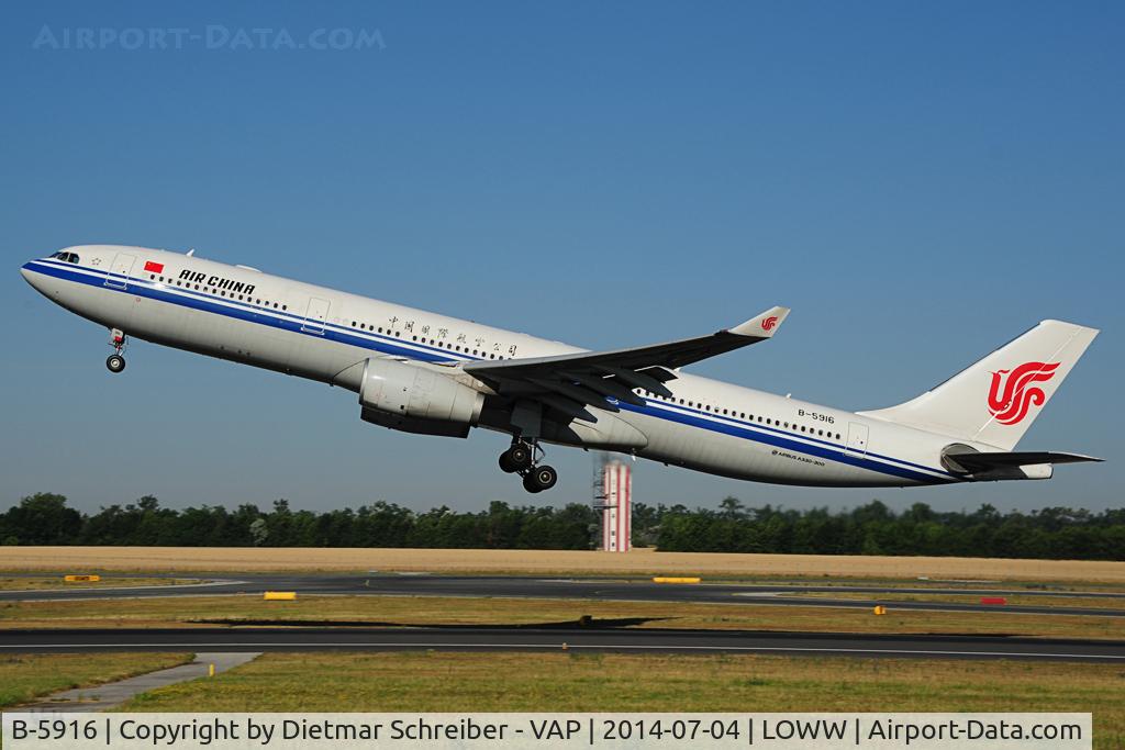B-5916, 2012 Airbus A330-343X C/N 1383, Air China Airbus 330-300