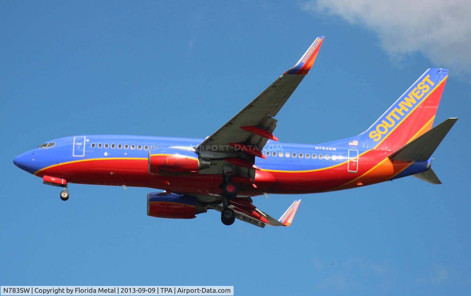 N783SW, 2000 Boeing 737-7H4 C/N 29809, Southwest 737-700