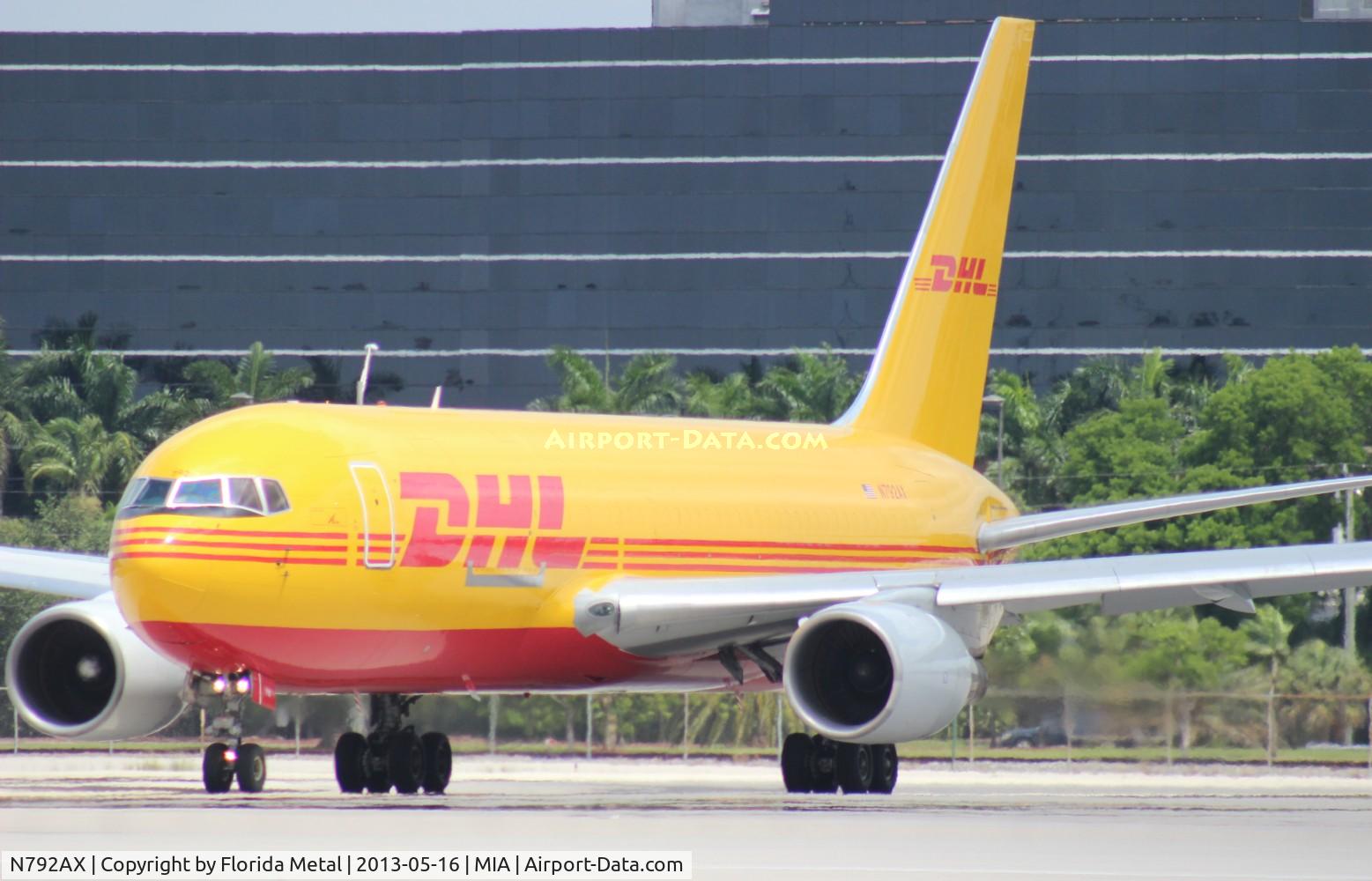 N792AX, 1986 Boeing 767-281 C/N 23142, DHL 767-200
