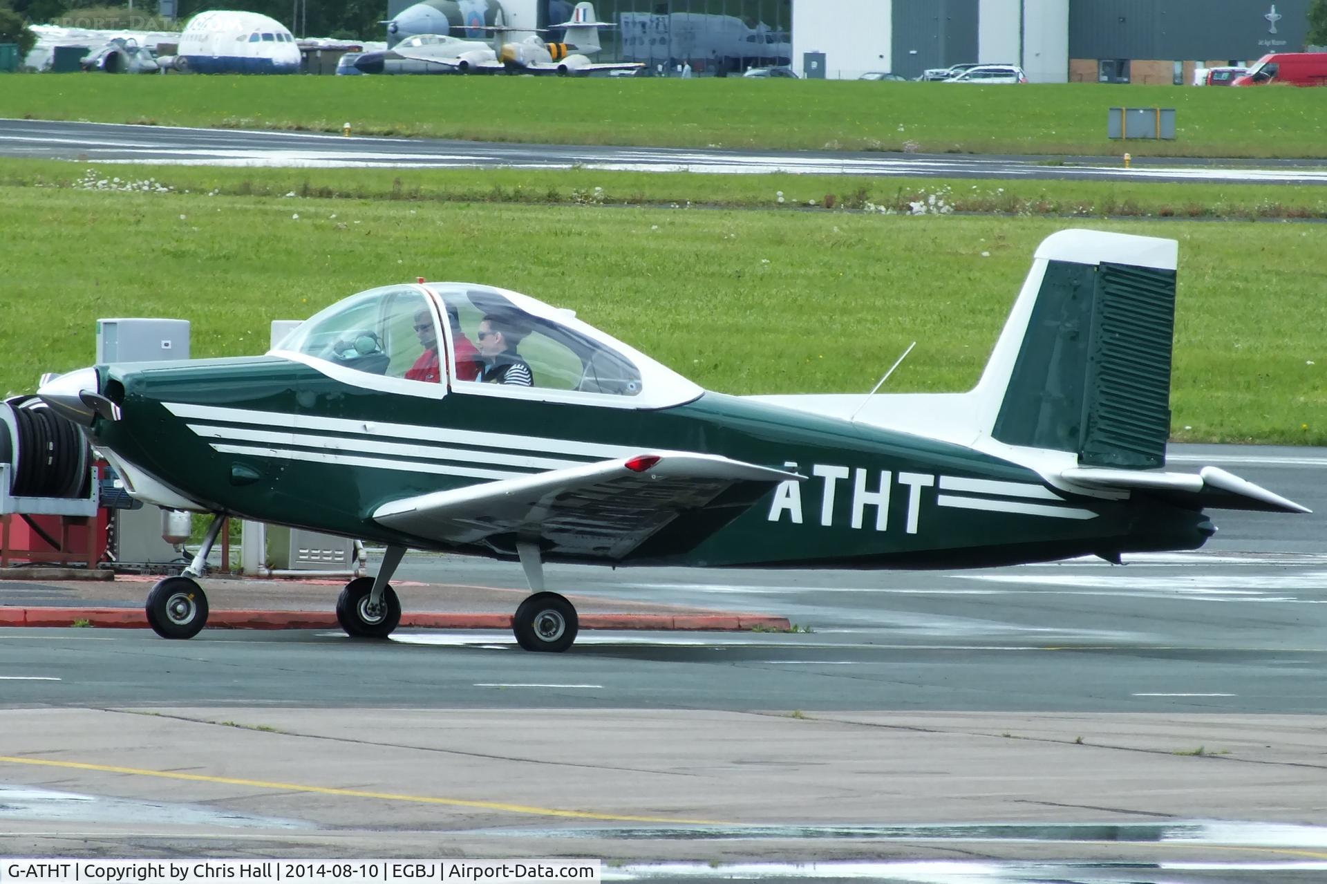 G-ATHT, 1965 Victa Airtourer 115 C/N 120, Staverton resident