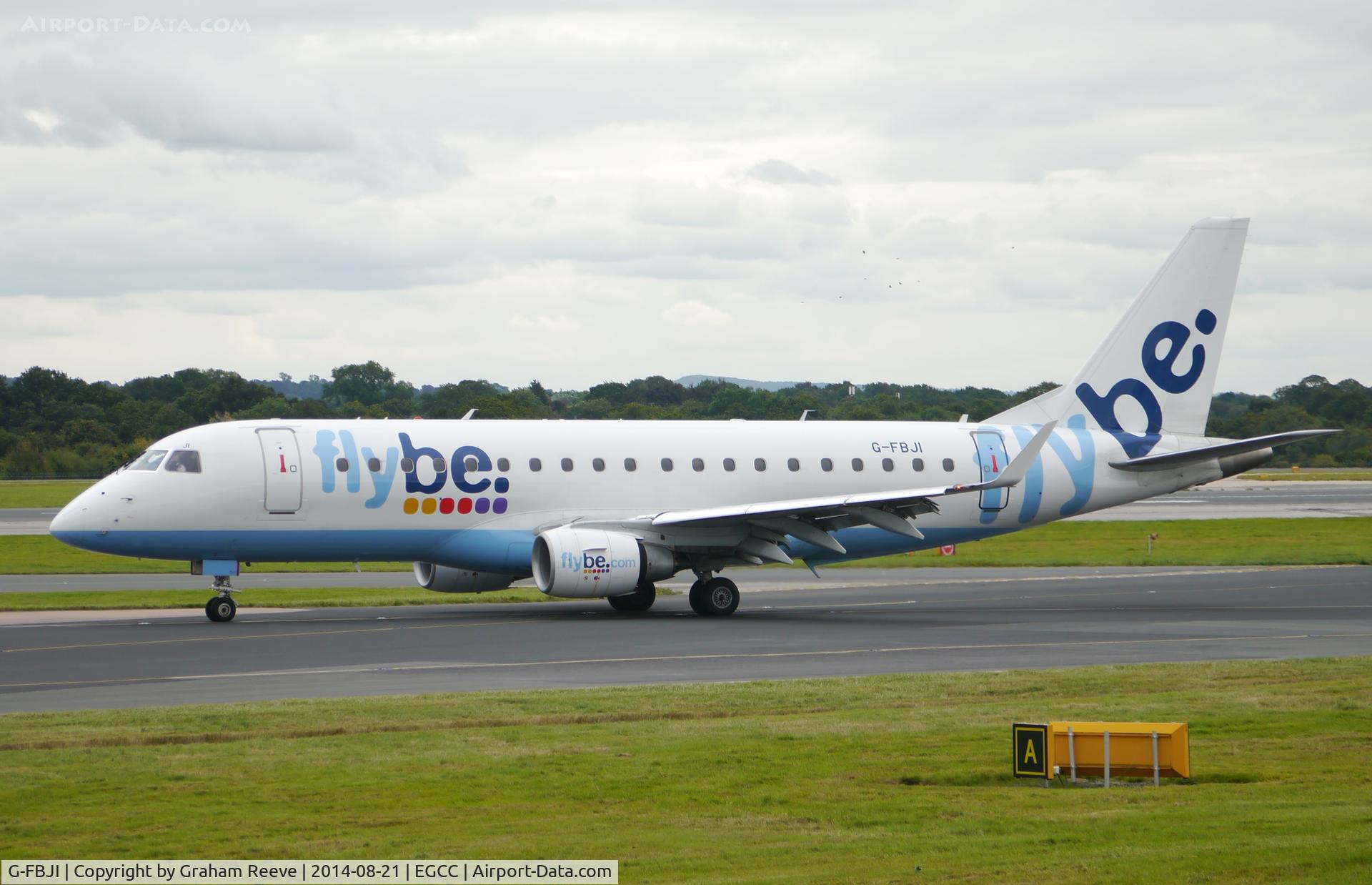 G-FBJI, 2012 Embraer 175STD (ERJ-170-200) C/N 17000355, Just landed.