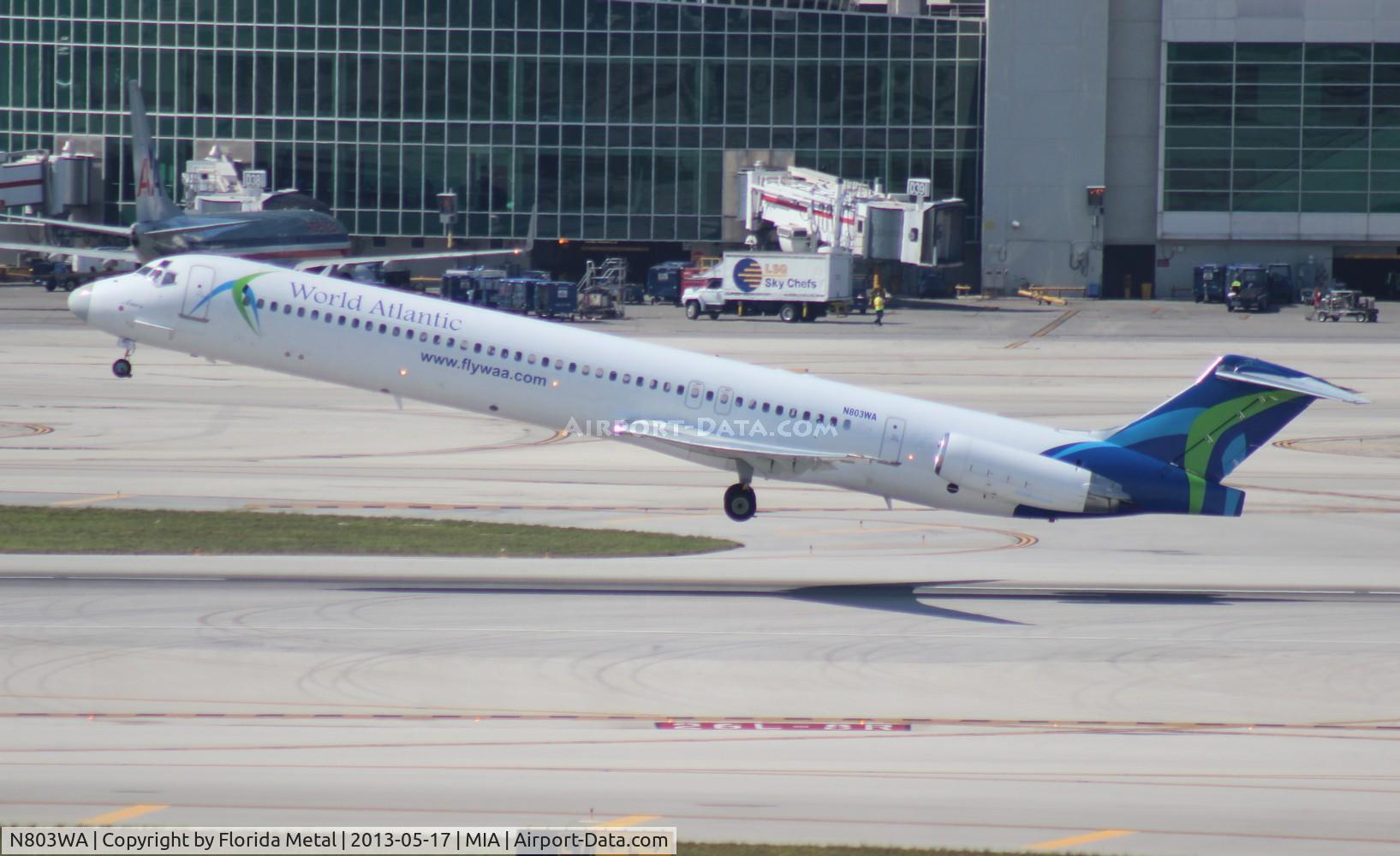 N803WA, 1988 McDonnell Douglas MD-82 (DC-9-82) C/N 49507, World Atlantic MD-82