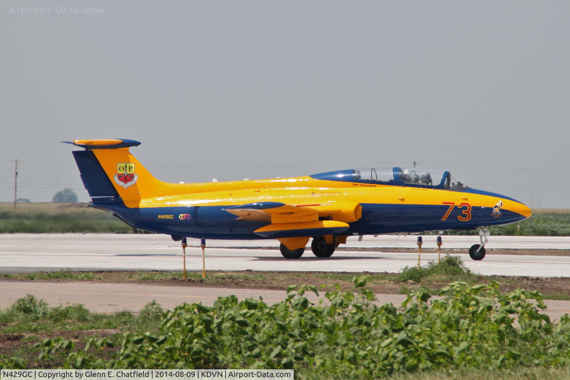 N429GC, 1964 Aero L-29 Delfin C/N 591311, At the Quad Cities Air Shwo